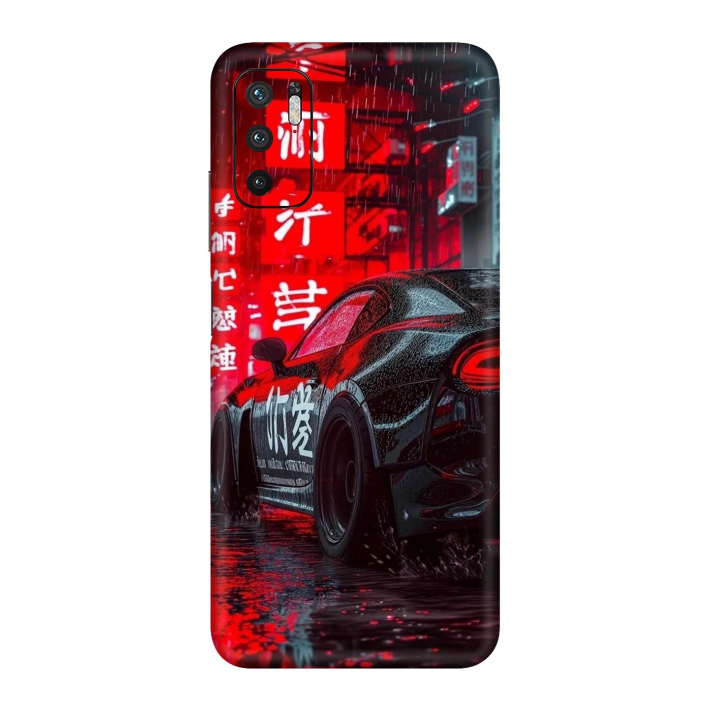 Neon Drift Phantom Mobile Skin For Redmi Note 10T 5g
