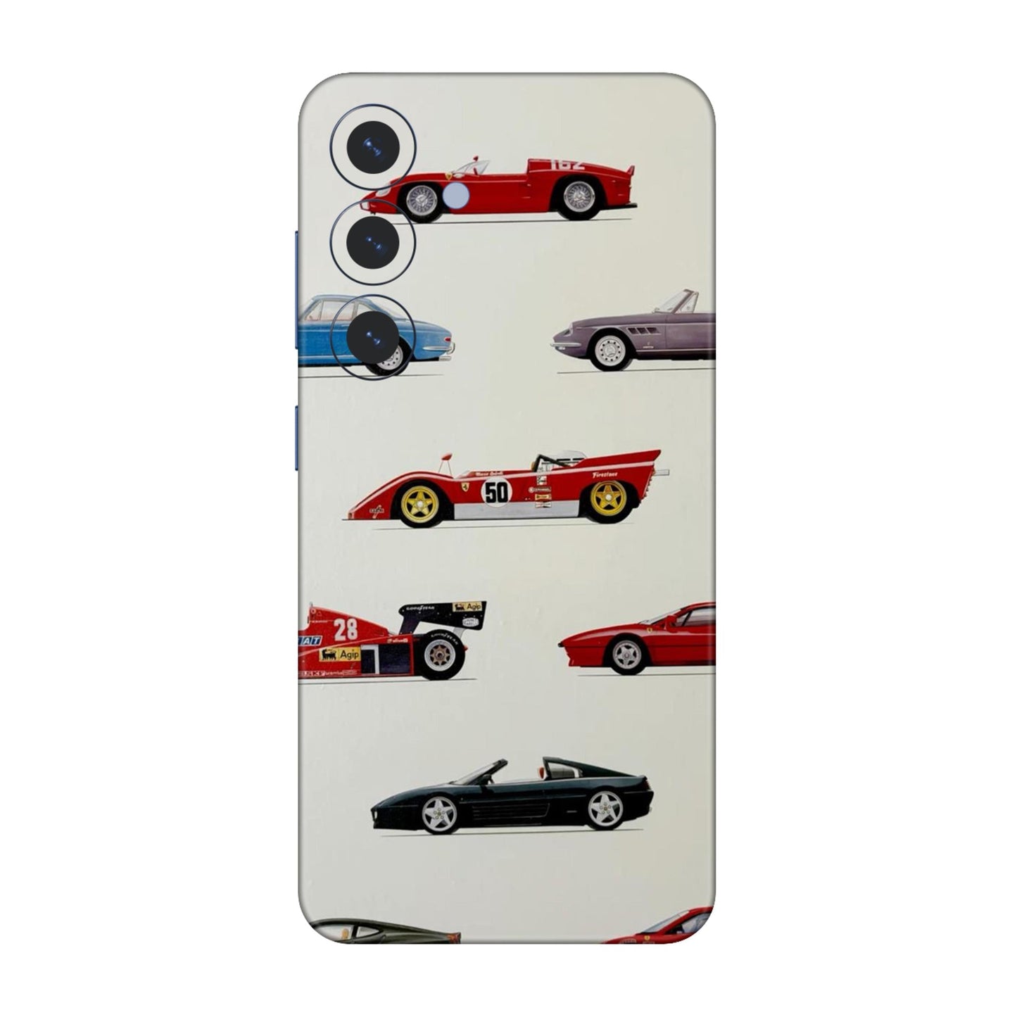 SideLine Icons Drive Through Time Mobile Skin For Samsung Galaxy S25 5g