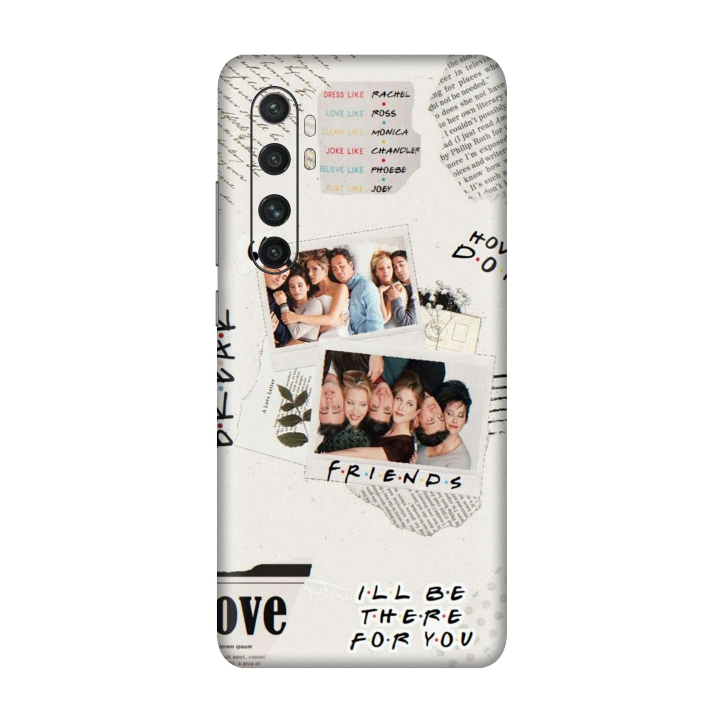 Friends Scrapbook Memory Mobile Skin For Mi Note 10 Lite