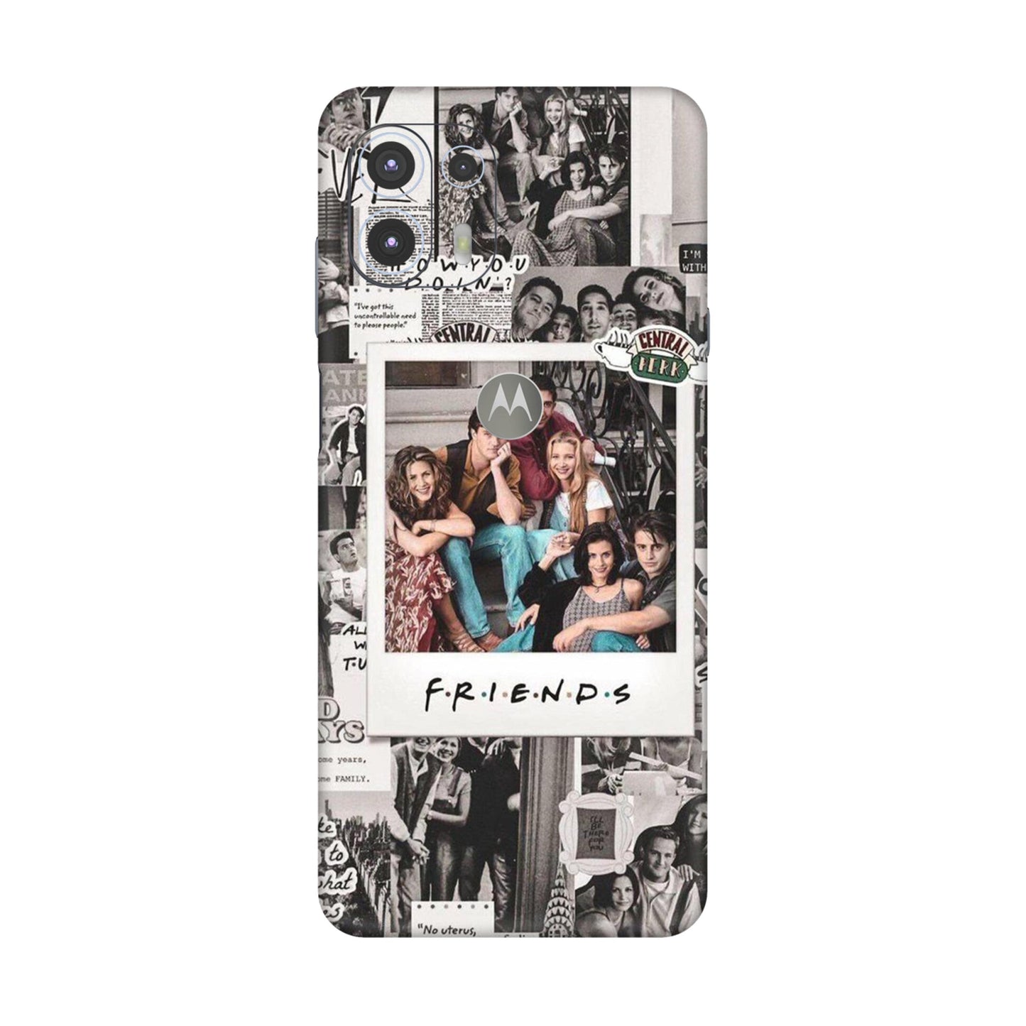 Vintage Friends Collage Mobile Skin For Motorola Edge 20 Fusion