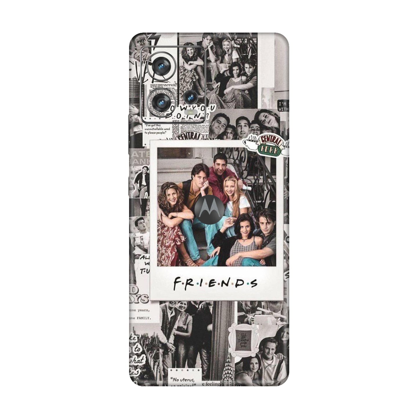 Vintage Friends Collage Mobile Skin For Motorola Edge 30 Fusion 5G