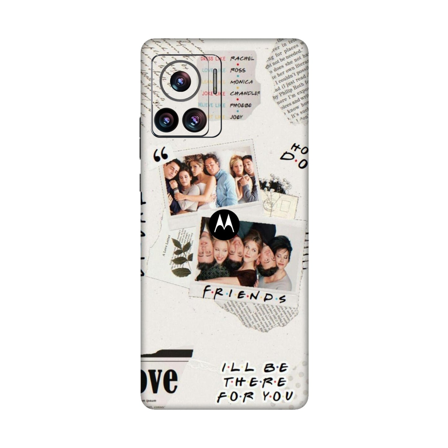 Friends Scrapbook Memory Mobile Skin For Motorola Edge 30 Ultra 5G