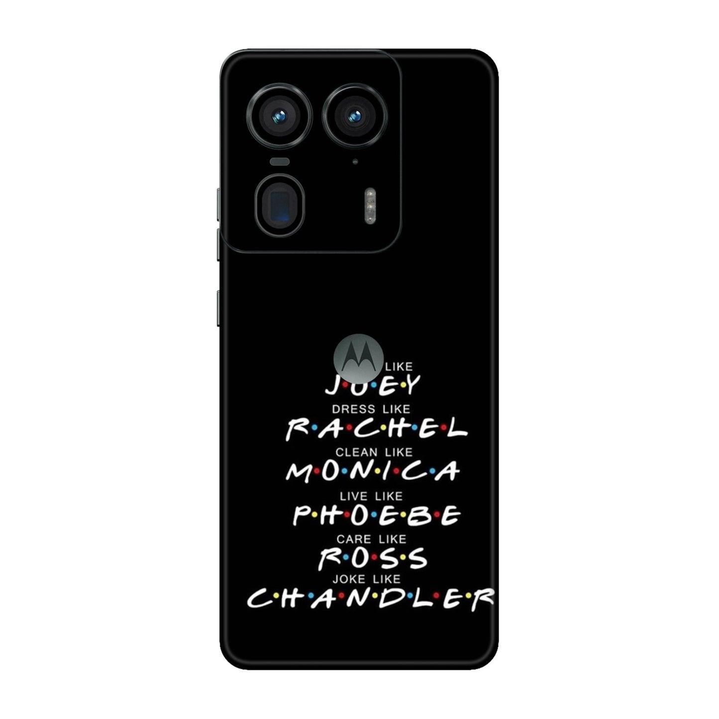 Friends Character Traits Mobile Skin For Motorola Edge 50 Ultra 5G