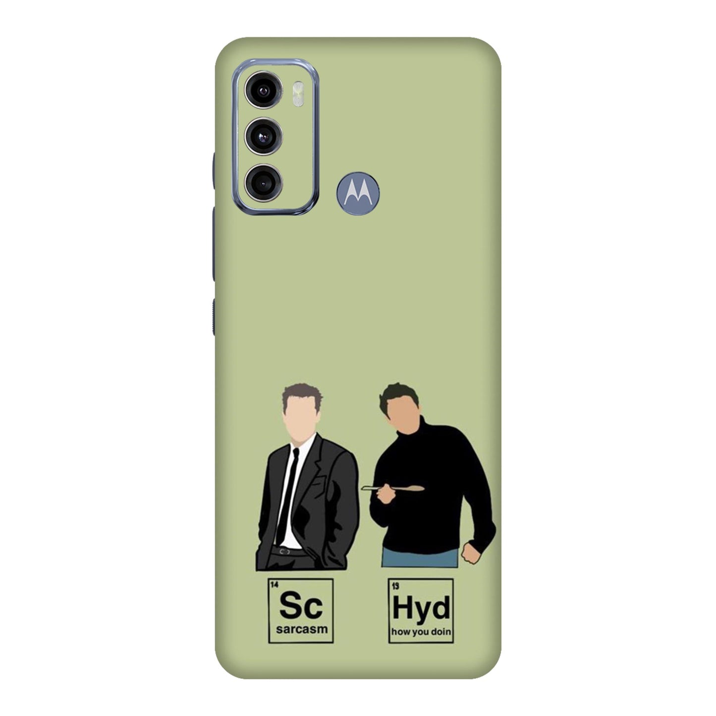 Periodic Table of Friends Mobile Skin For Motorola G40 Fusion