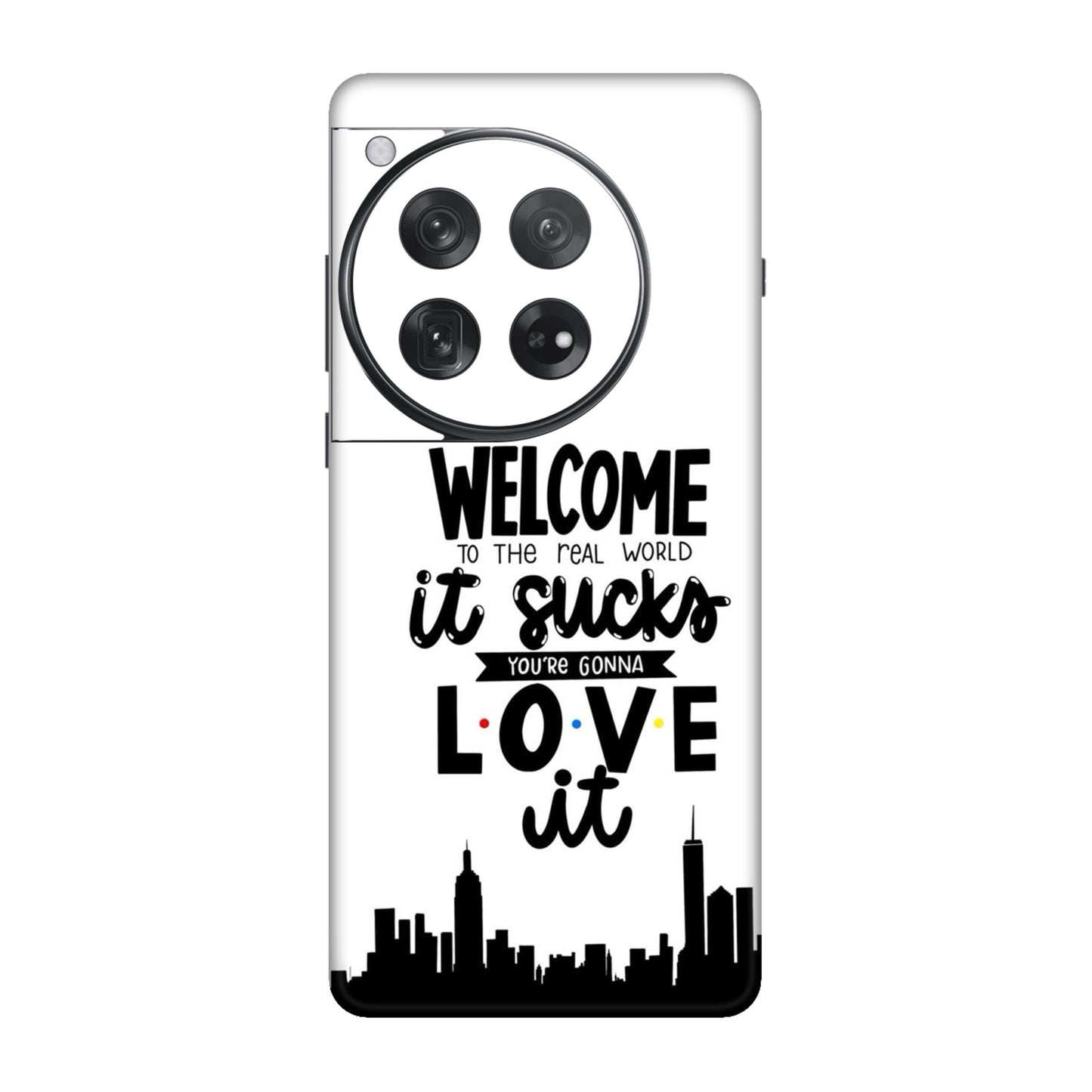 Real World NYC Quote Mobile Skin For OnePlus 12