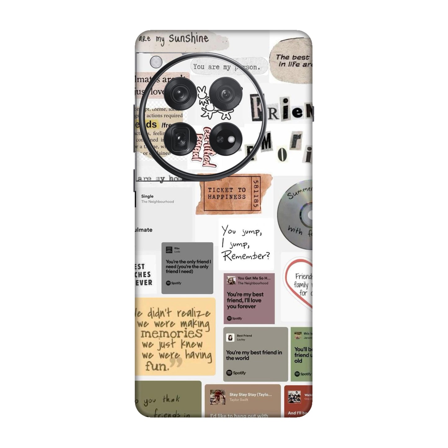 Soulmates & Memories Collage Mobile Skin For OnePlus 12