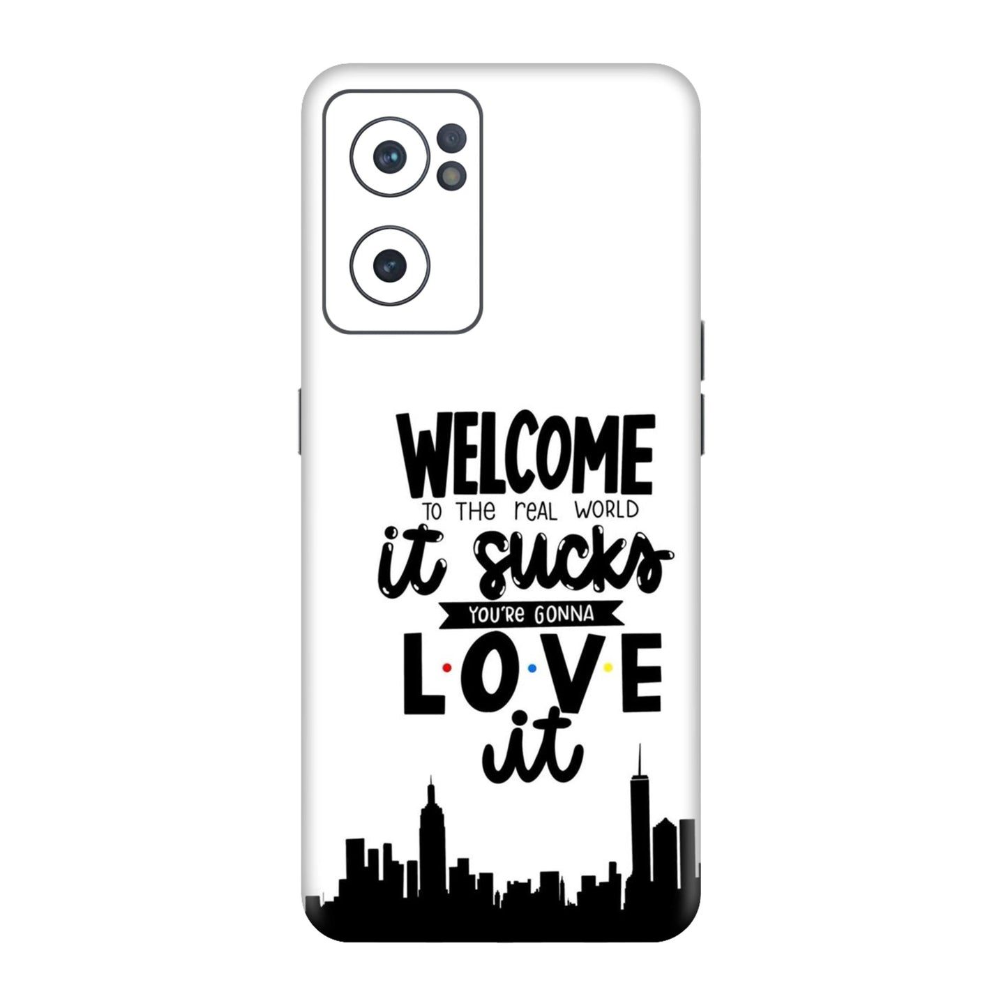 Real World NYC Quote Mobile Skin For OnePlus Nord Ce 2