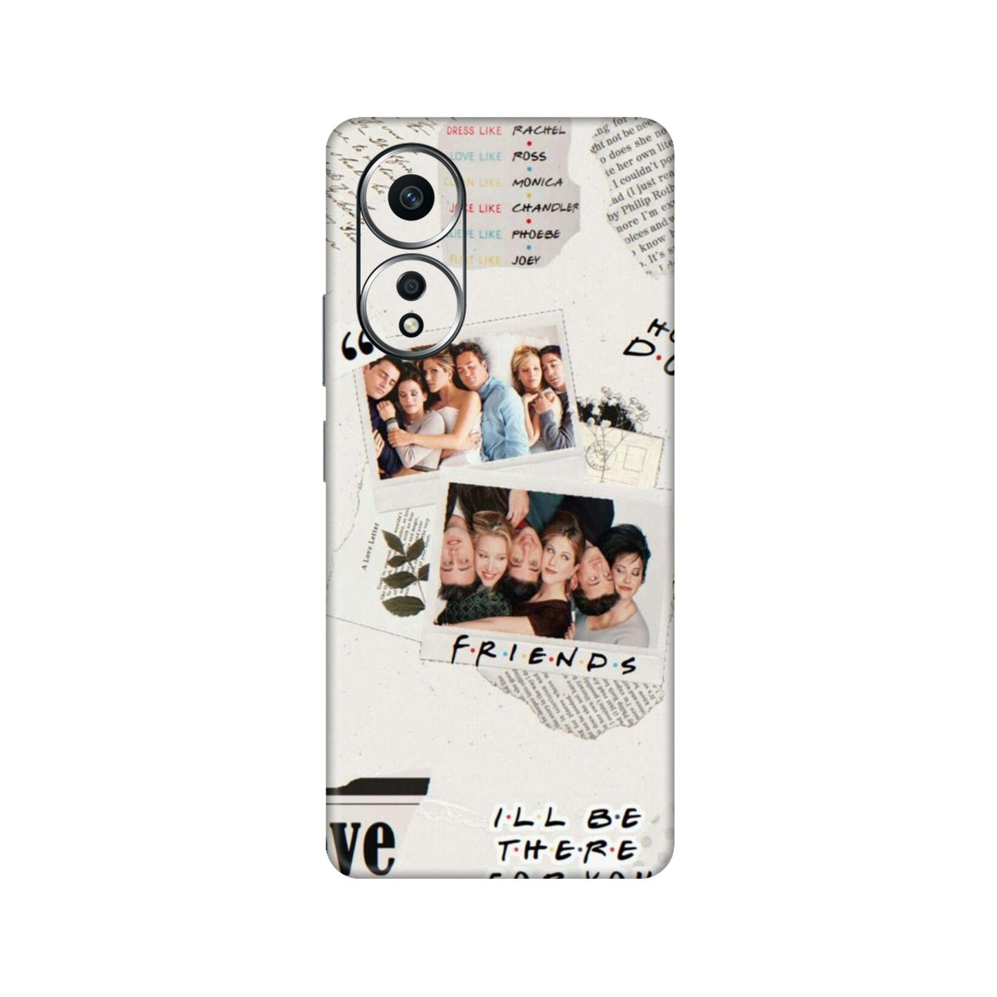 Friends Scrapbook Memory Mobile Skin For Oppo A58 4G