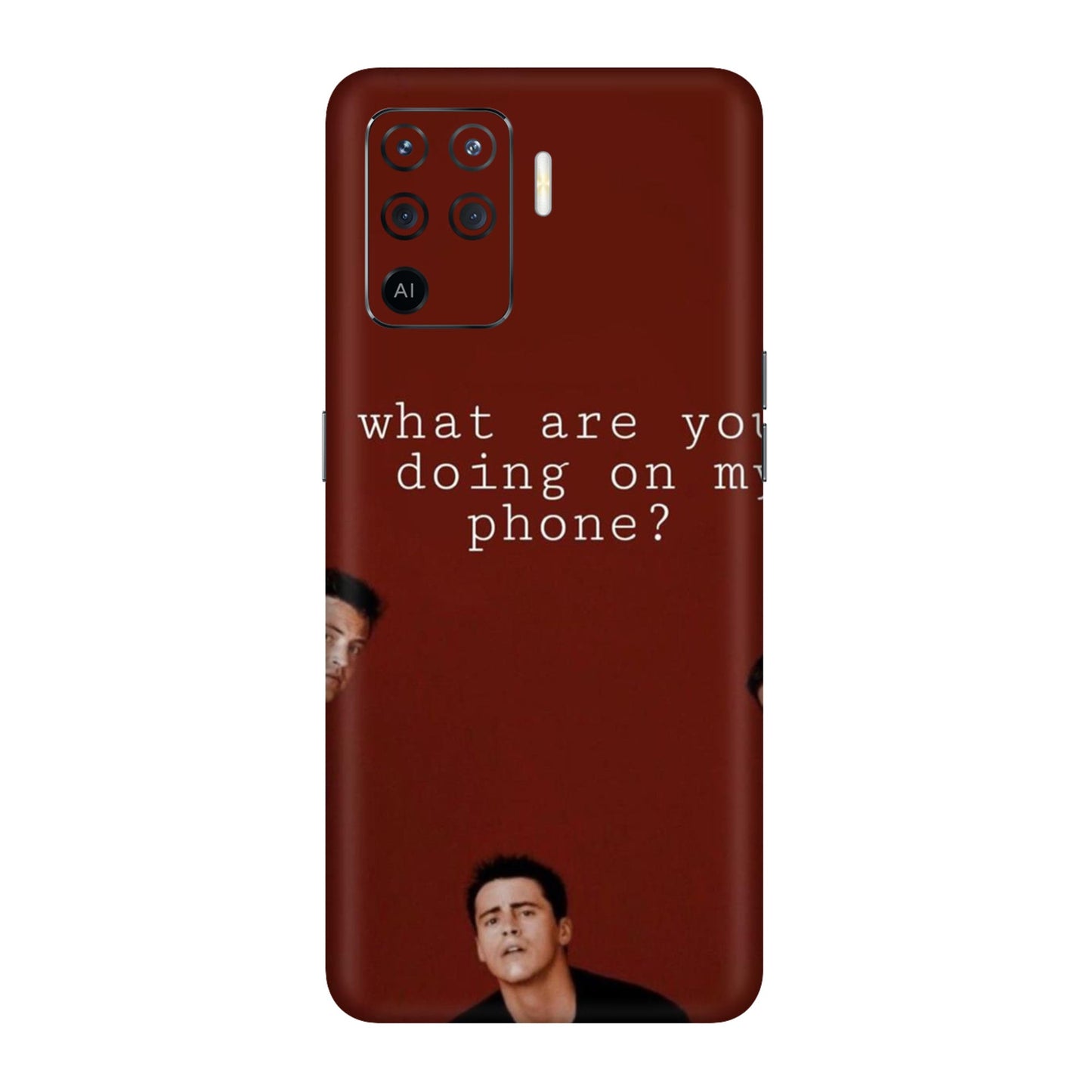 Peeping Trio Phone Check Mobile Skin For Oppo F19 Pro