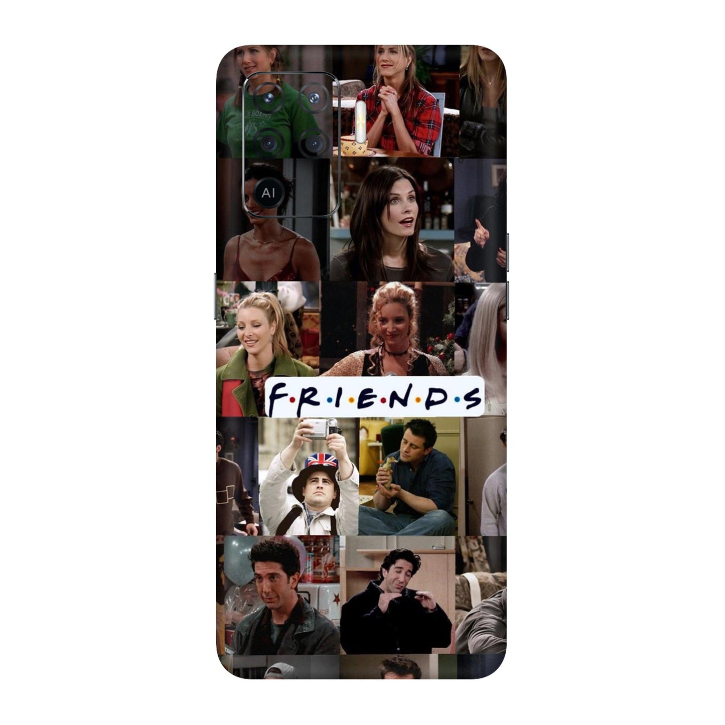 Six Friends Portrait Grid Mobile Skin For Oppo F19 Pro