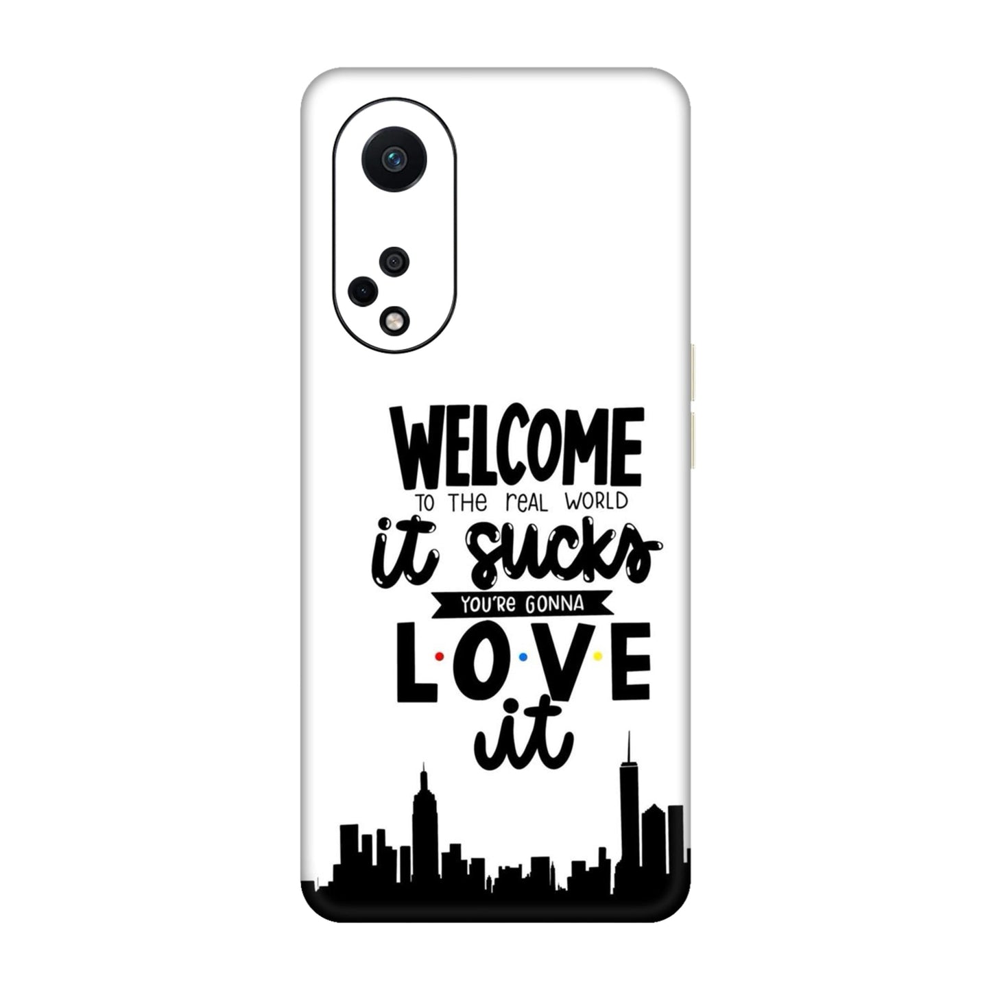 Real World NYC Quote Mobile Skin For Oppo F23 5G