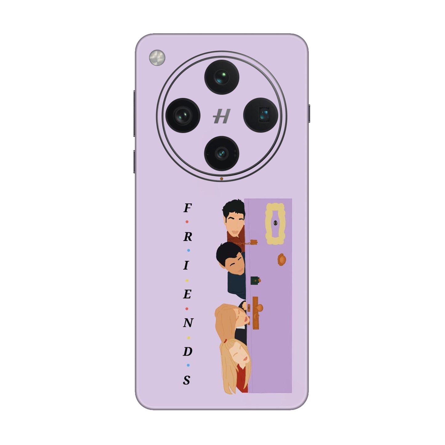 Purple Door Peeker Mobile Skin For Oppo Find X8 Pro 5G