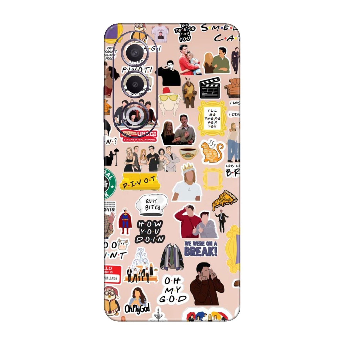 Ultimate Friends Sticker Bomb Mobile Skin For Oppo K12x 5G