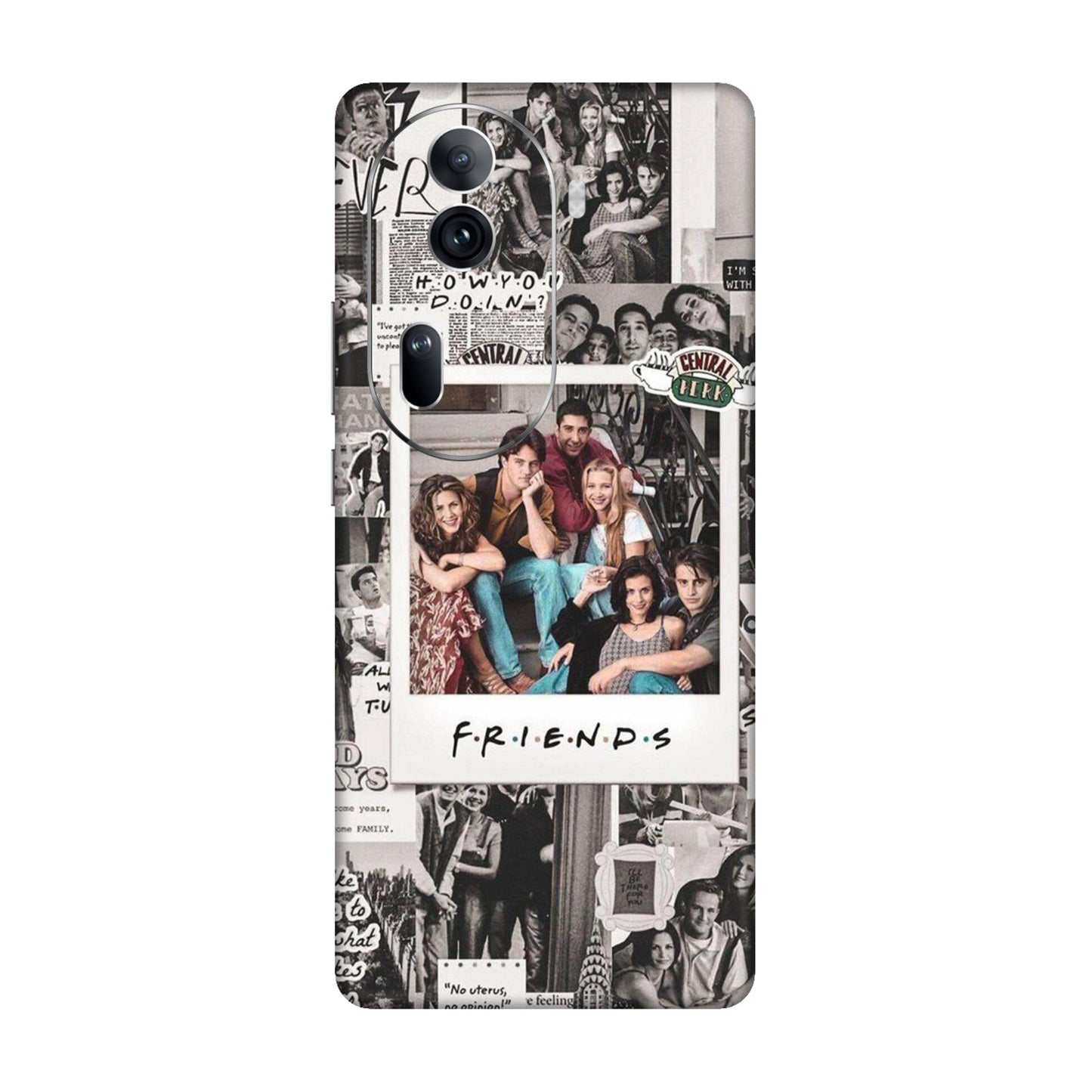 Vintage Friends Collage Mobile Skin For Oppo Reno 11 Pro 5g