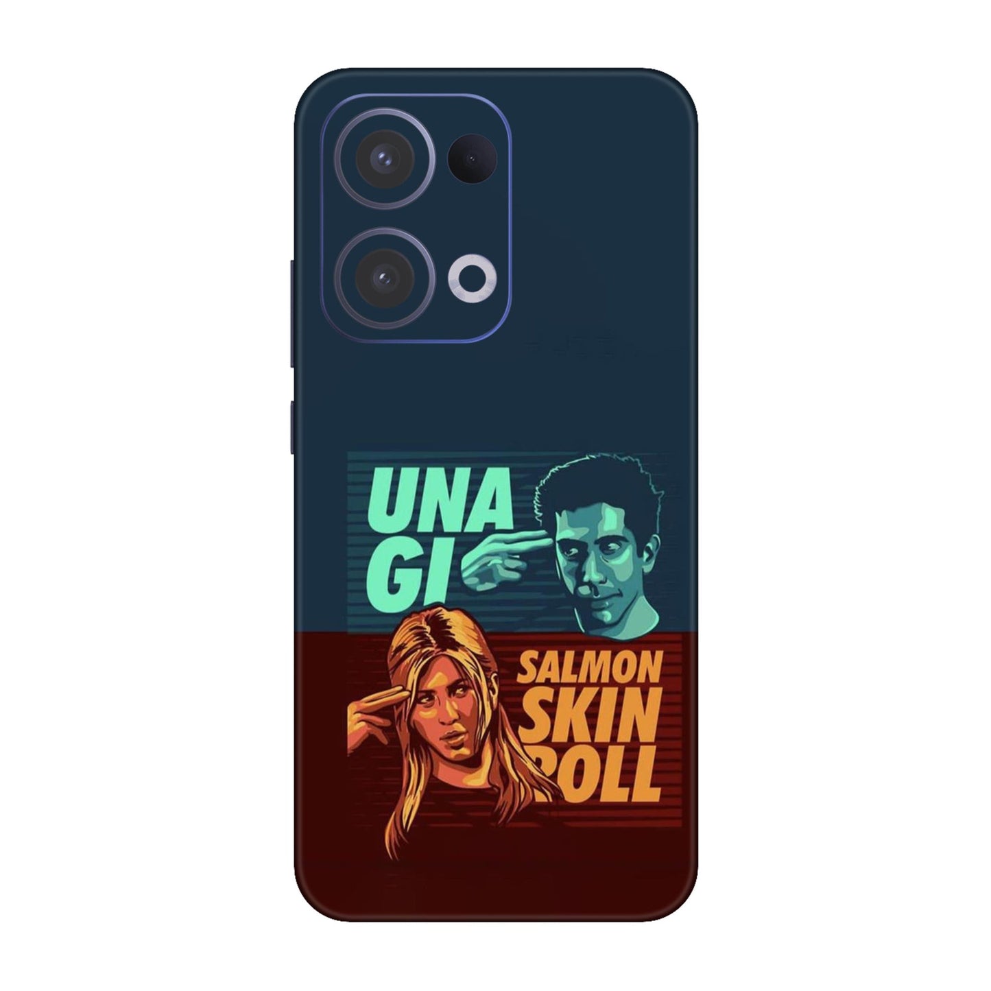 Unagi Salmon Skin Duo Mobile Skin For Oppo Reno 13 5g