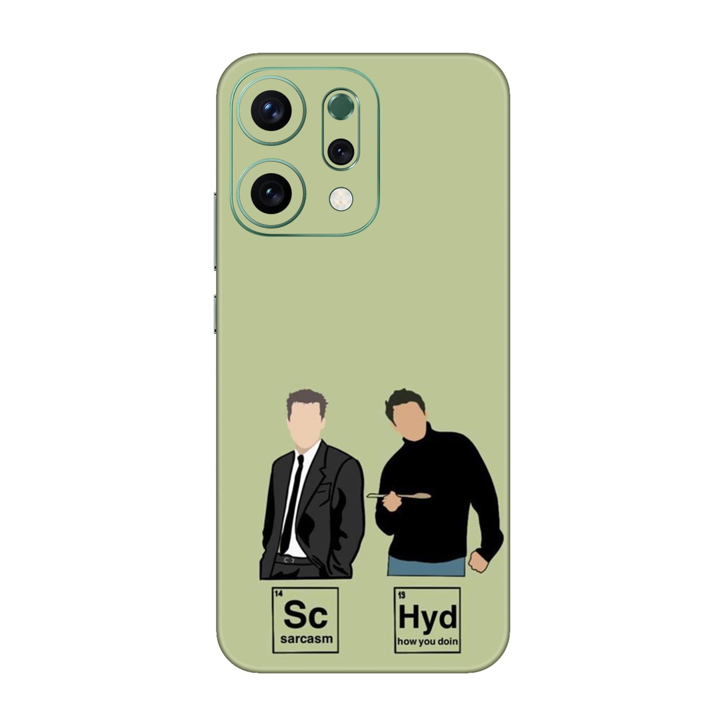 Periodic Table of Friends Mobile Skin For Oppo Reno 14 5g