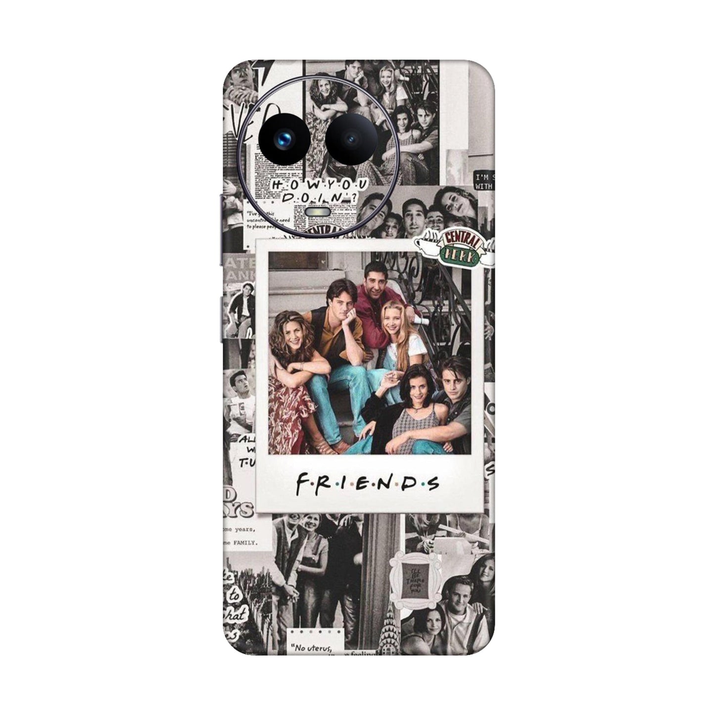 Vintage Friends Collage Mobile Skin For Realme 11 5g
