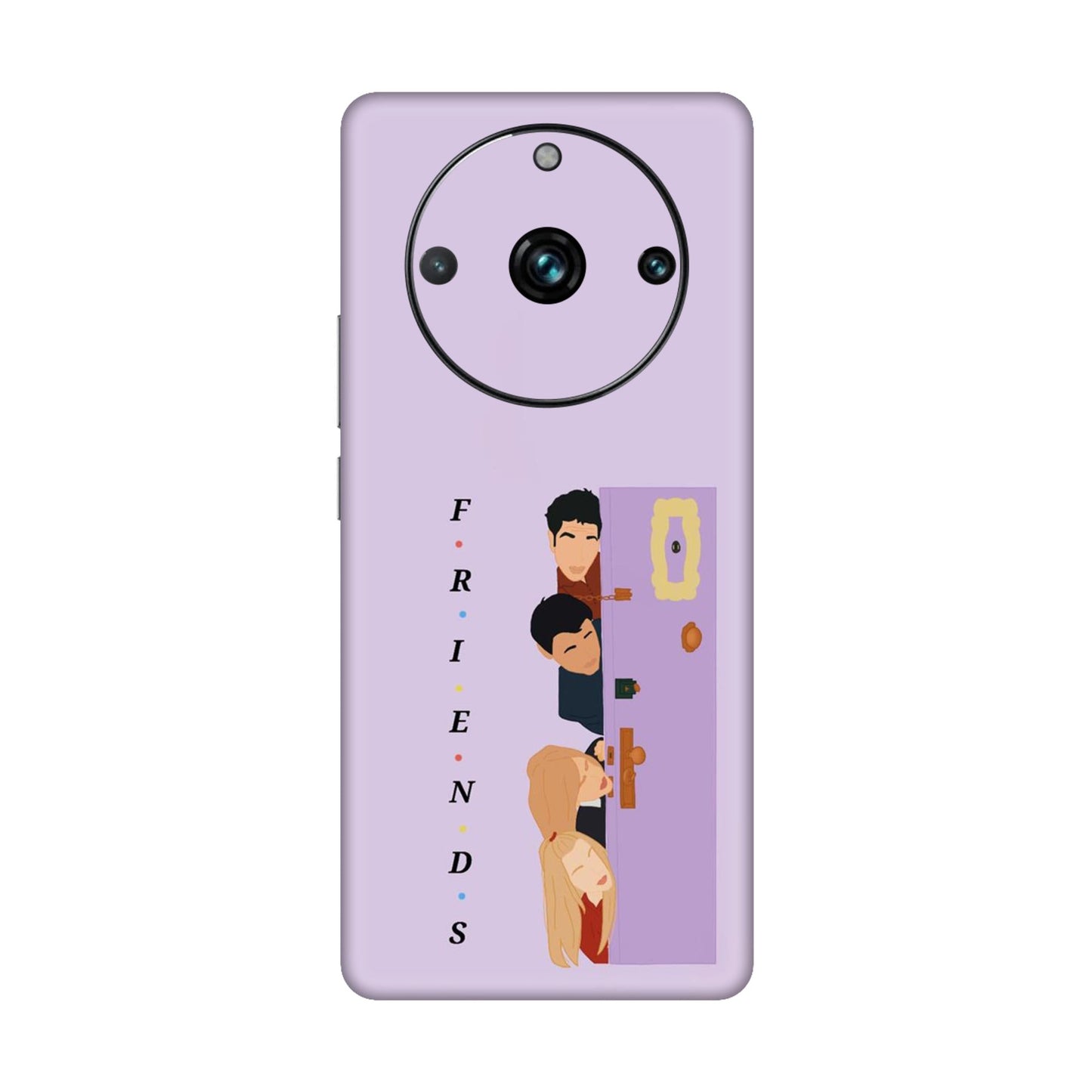 Purple Door Peeker Mobile Skin For Realme 11 Pro