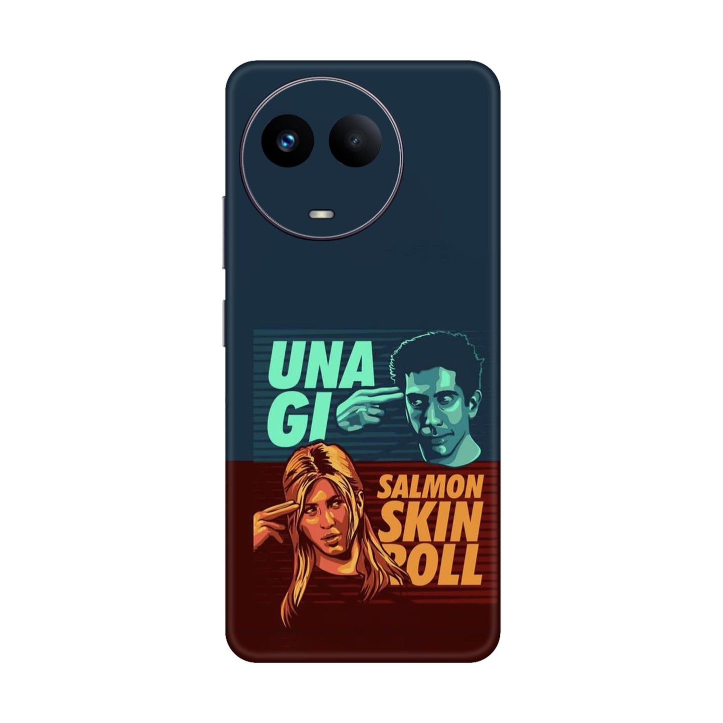 Unagi Salmon Skin Duo Mobile Skin For Realme 11x 5g