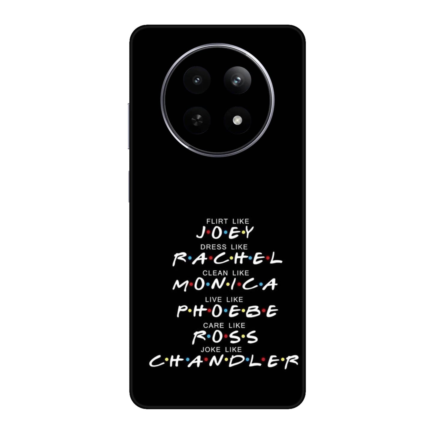 Friends Character Traits Mobile Skin For Realme 12x 5g