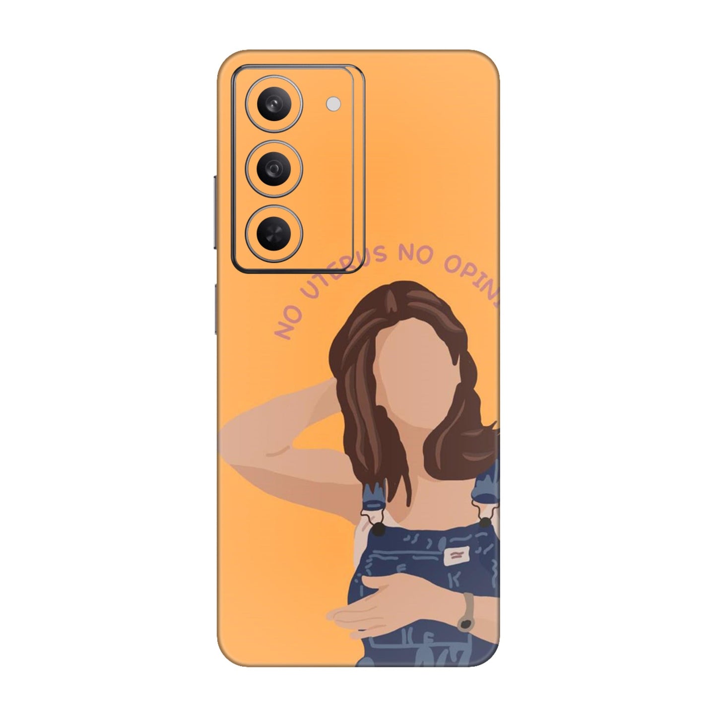 No Uterus No Opinion Mobile Skin For Realme 14x 5g