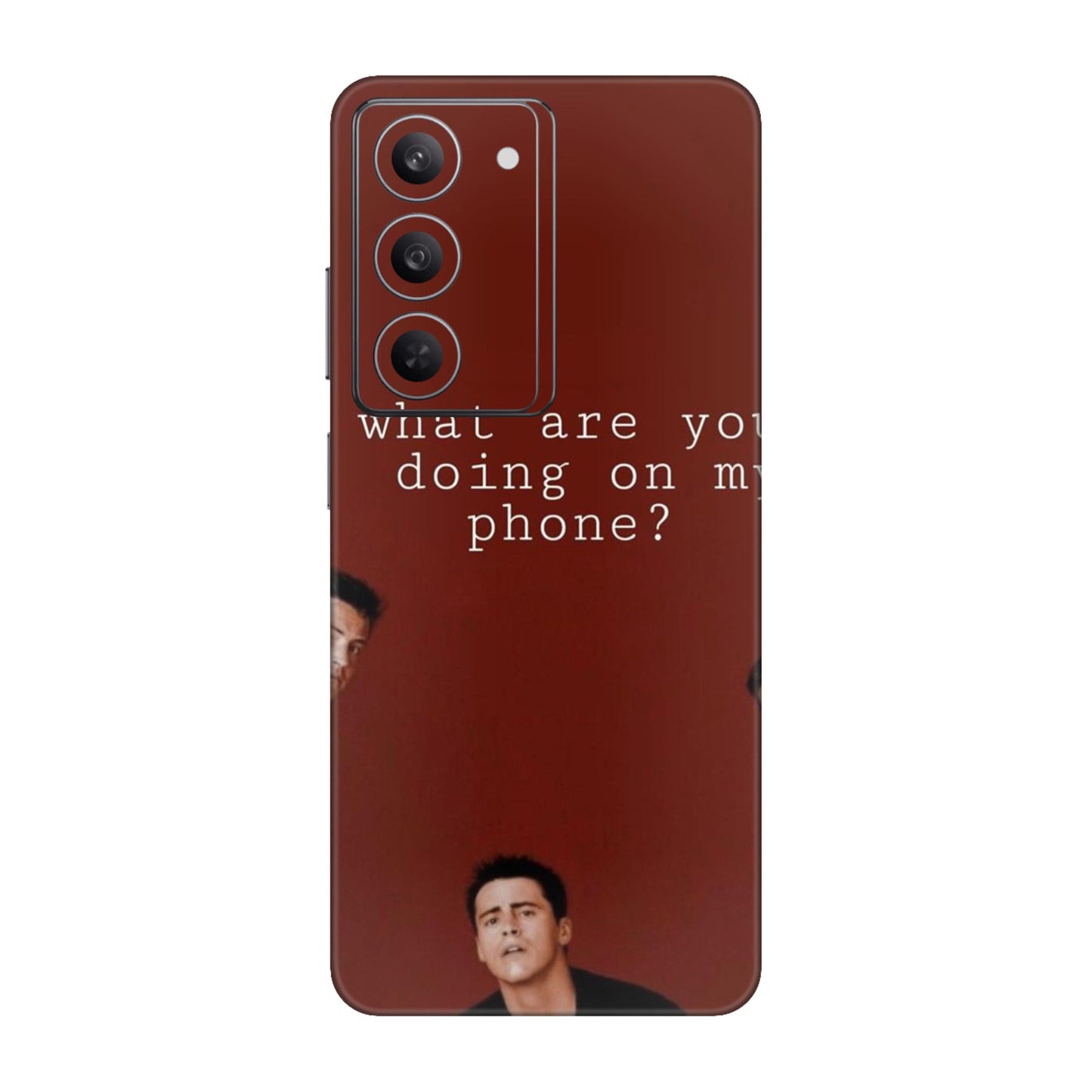 Peeping Trio Phone Check Mobile Skin For Realme 14x 5g