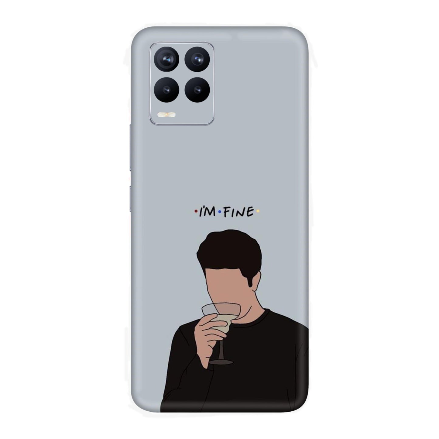 Ross Geller Fine Wine Mobile Skin For Realme 8