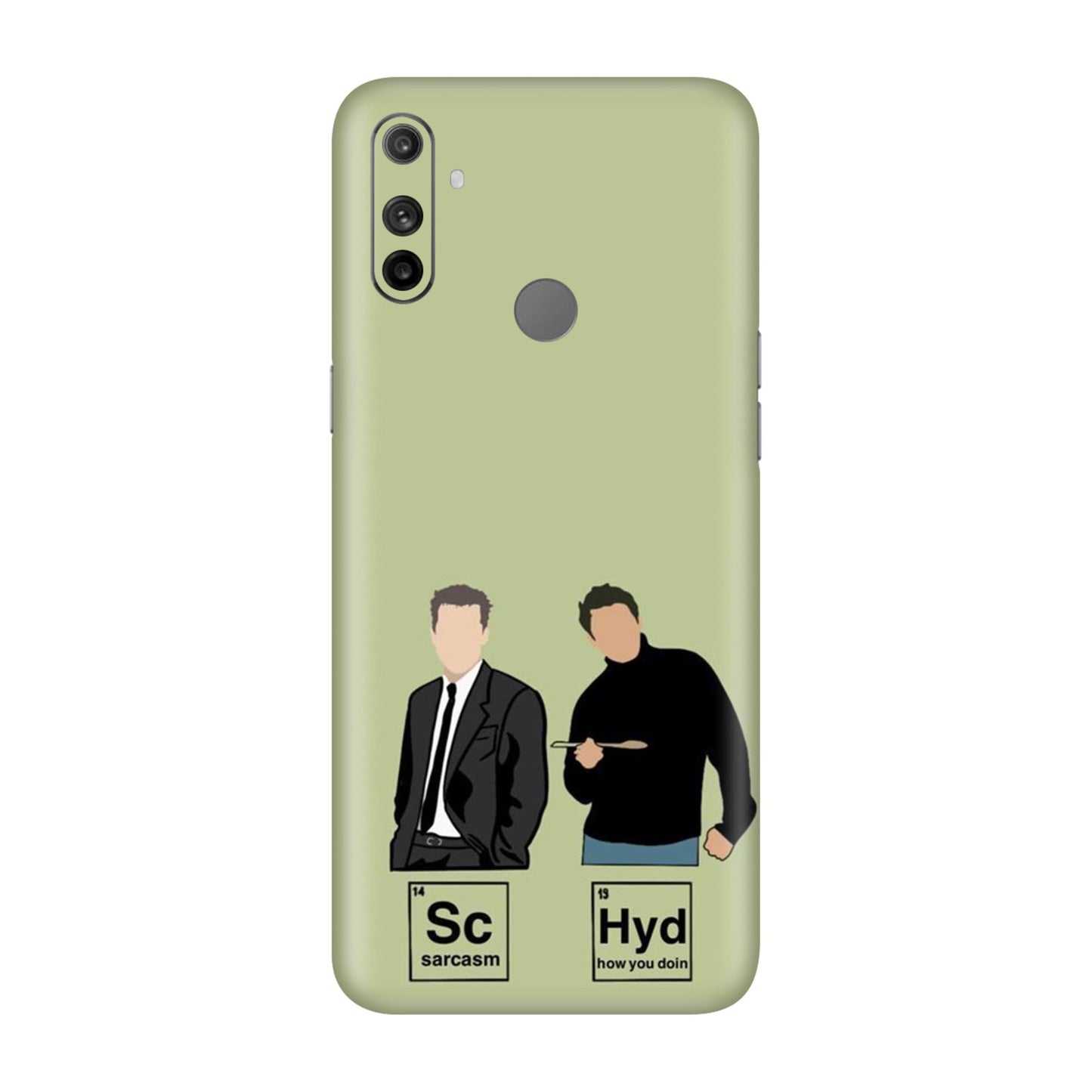 Periodic Table of Friends Mobile Skin For Realme Narzo 10A