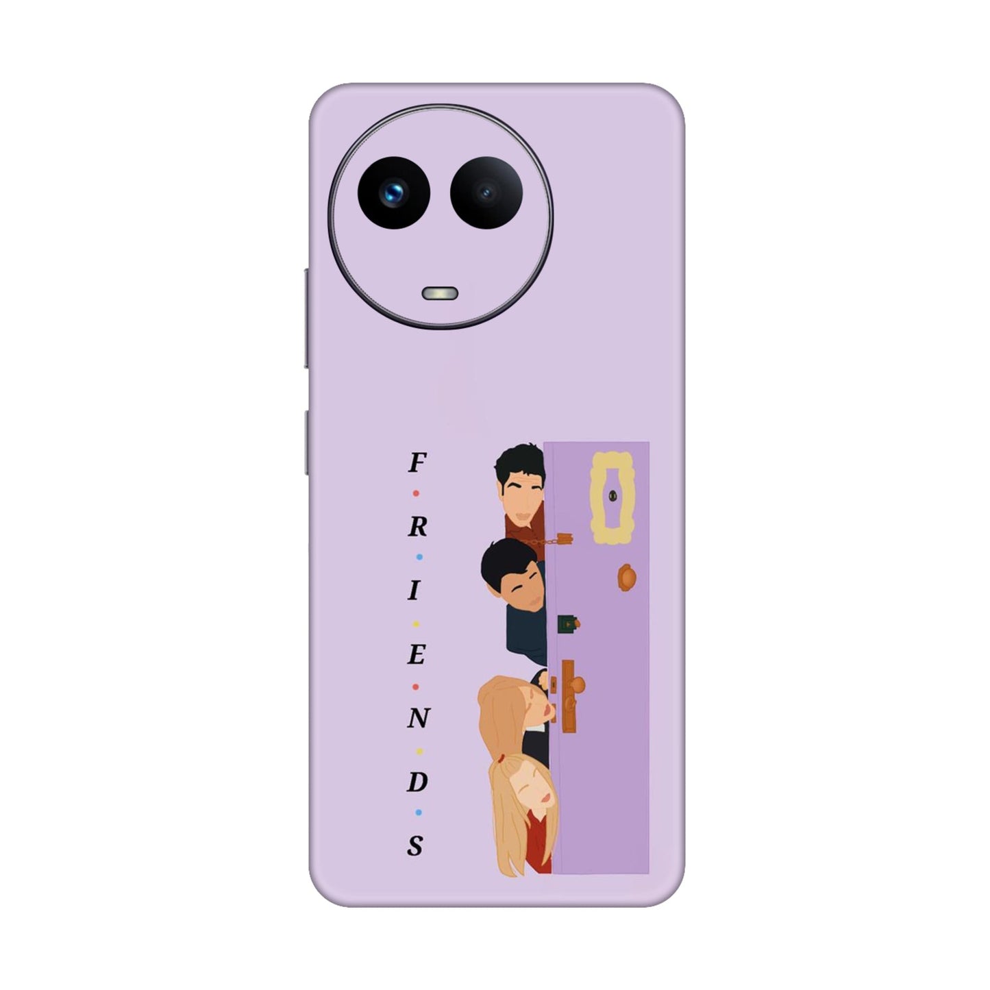 Purple Door Peeker Mobile Skin For Realme Narzo 60x 5g
