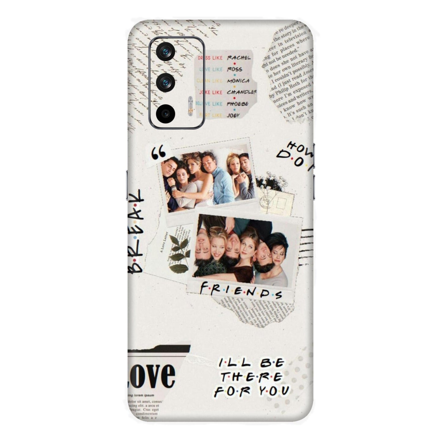 Friends Scrapbook Memory Mobile Skin For Realme X7 Max 5g