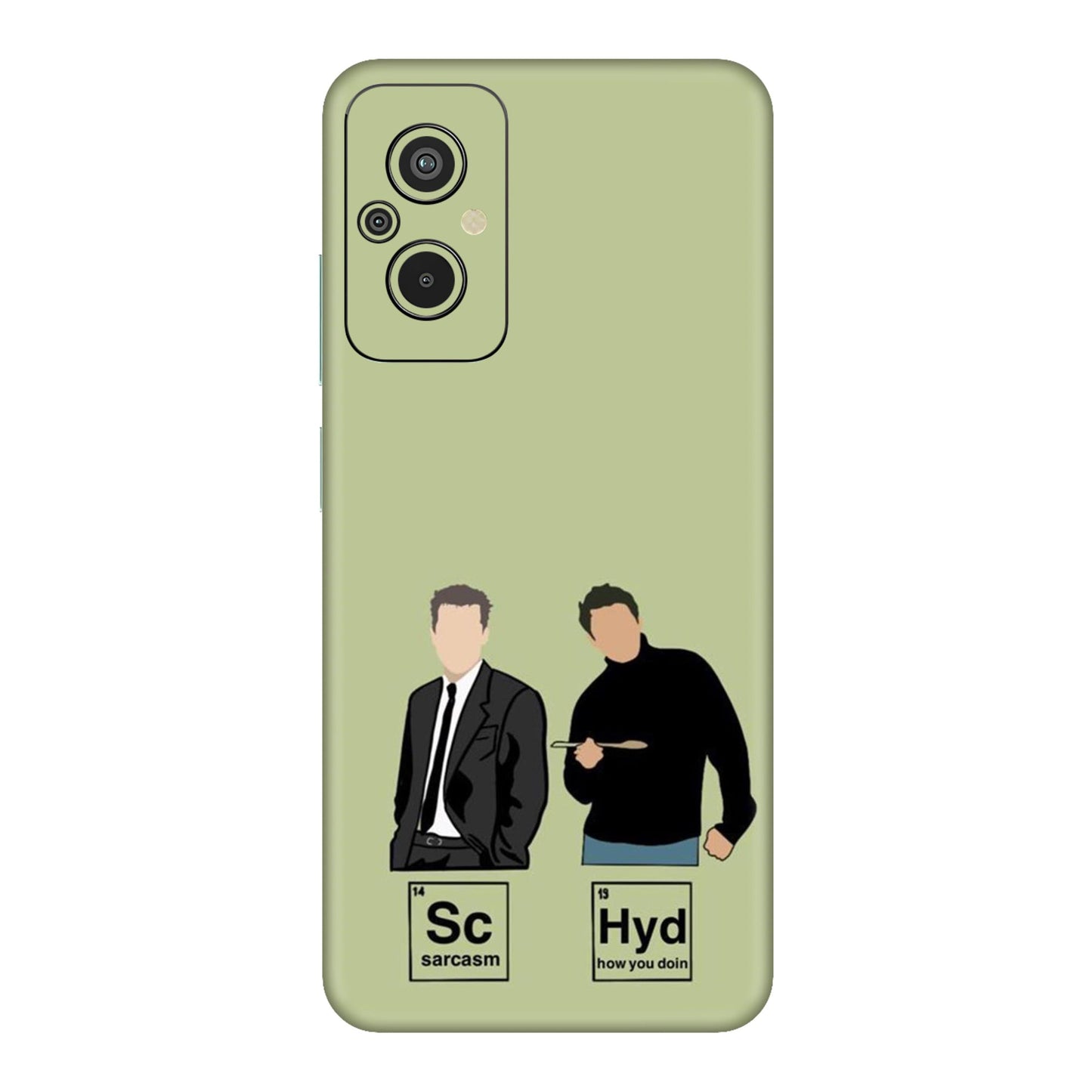 Periodic Table of Friends Mobile Skin For Redmi 11 Prime