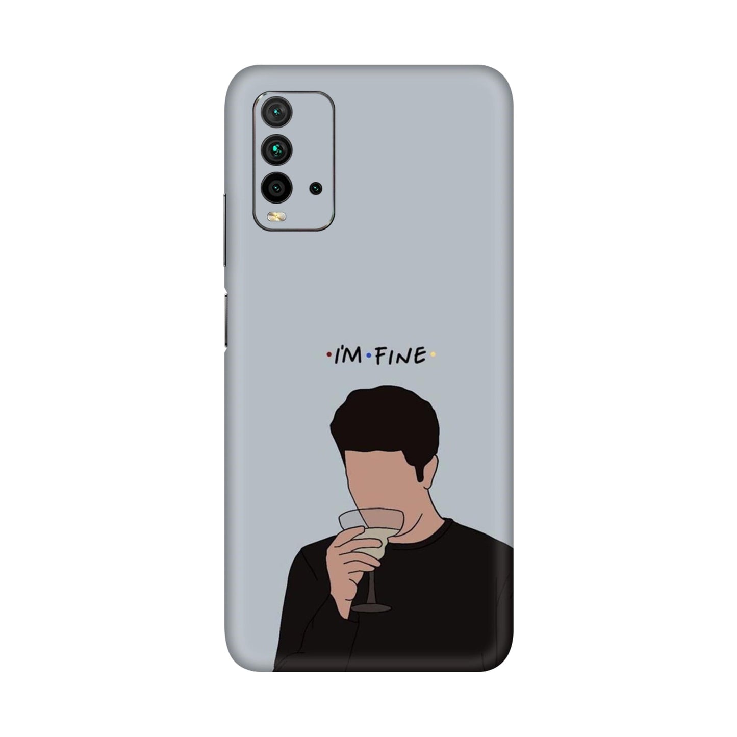 Ross Geller Fine Wine Mobile Skin For Redmi 9 Power