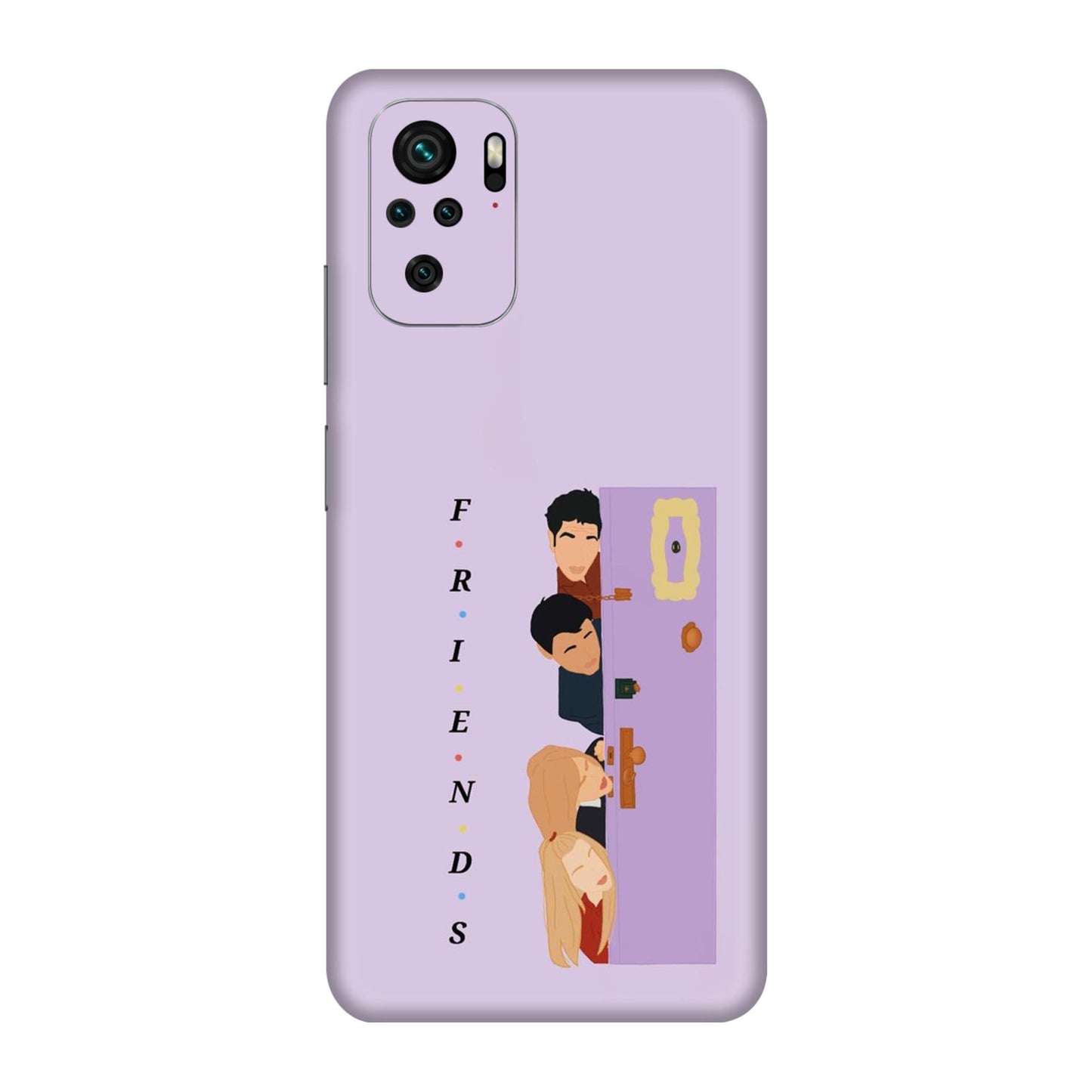 Purple Door Peeker Mobile Skin For Redmi Note 10S