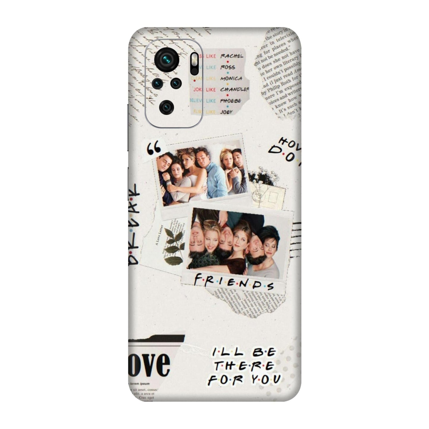 Friends Scrapbook Memory Mobile Skin For Redmi Note 10S