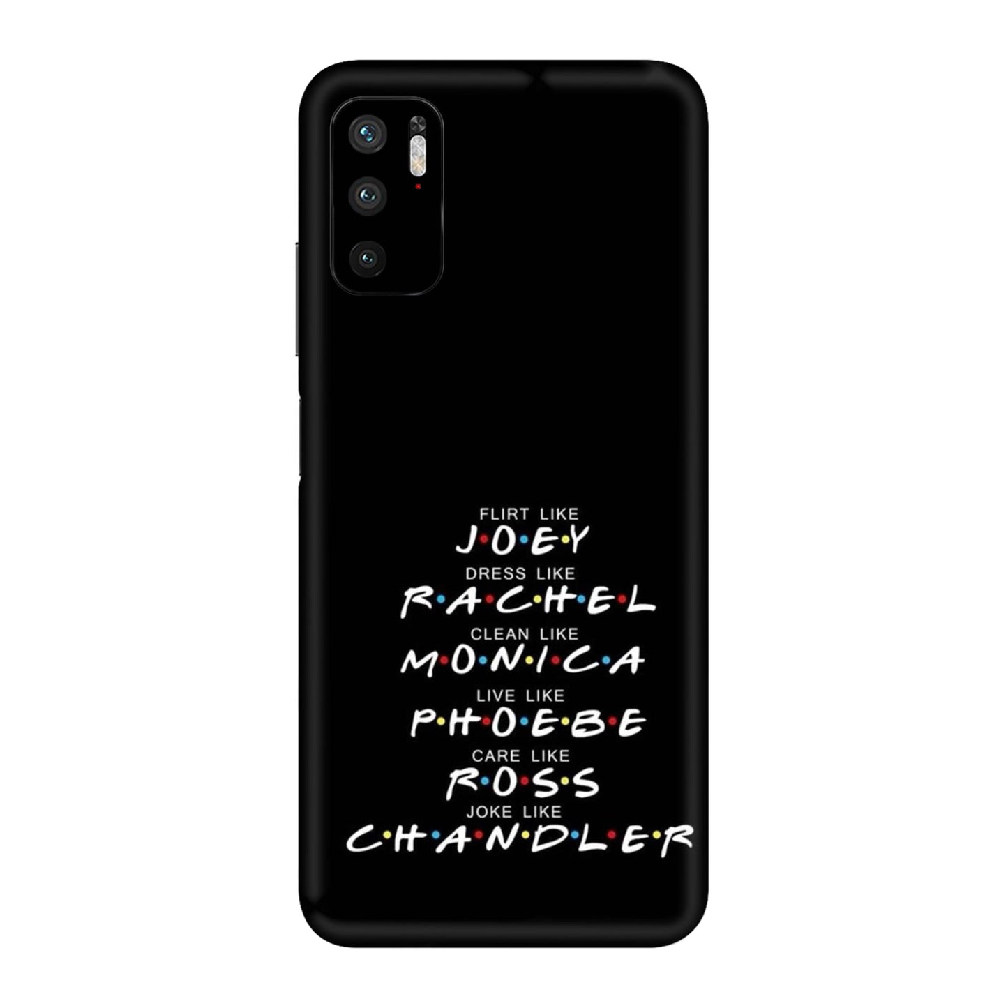 Friends Character Traits Mobile Skin For Redmi Note 10T 5g