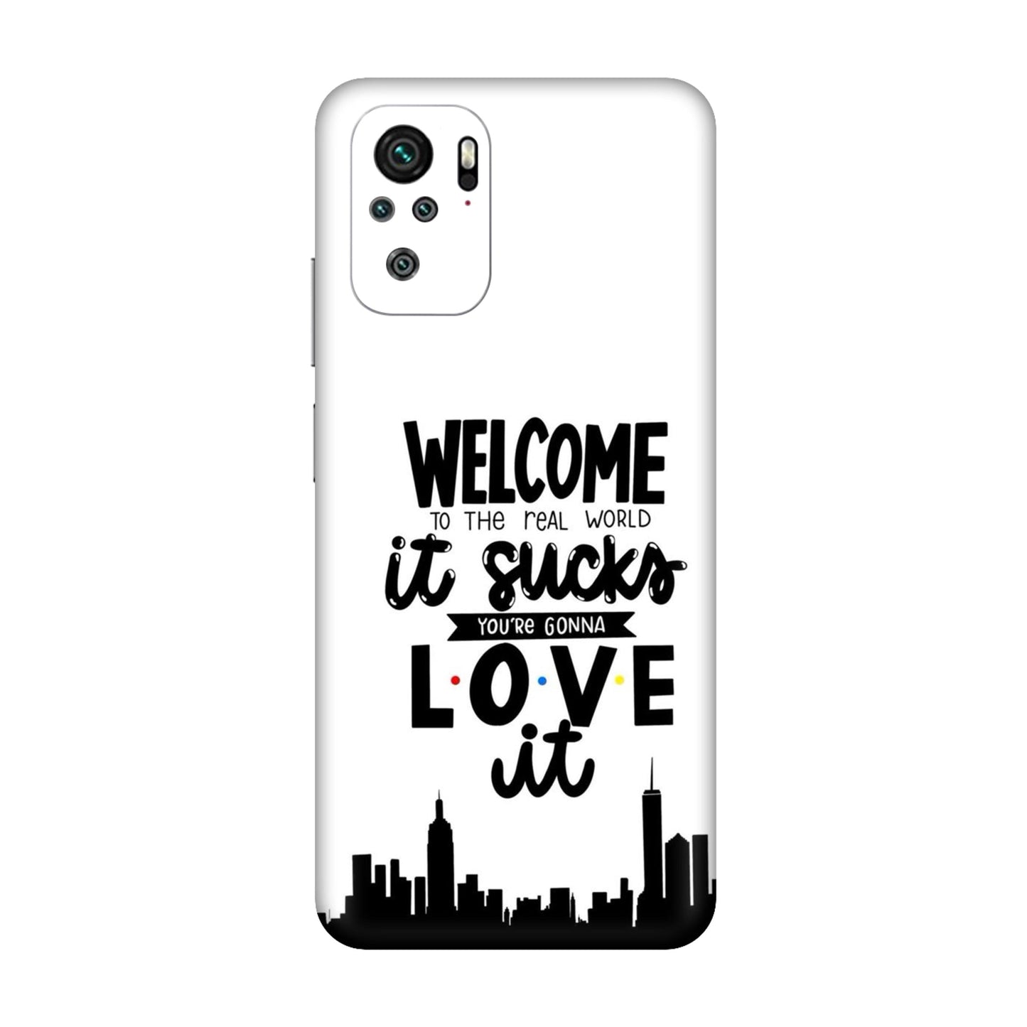 Real World NYC Quote Mobile Skin For Redmi Note 11 SE