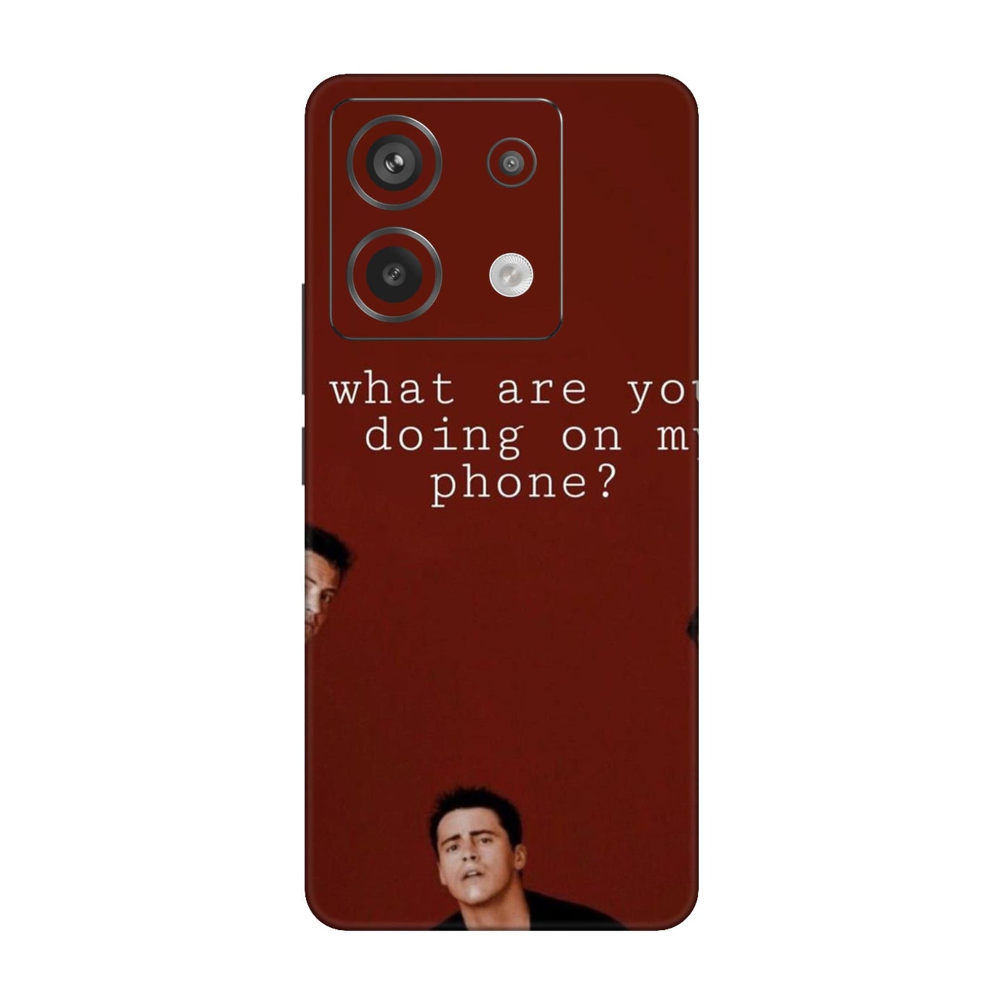 Peeping Trio Phone Check Mobile Skin For Redmi Note 13 Pro 5g