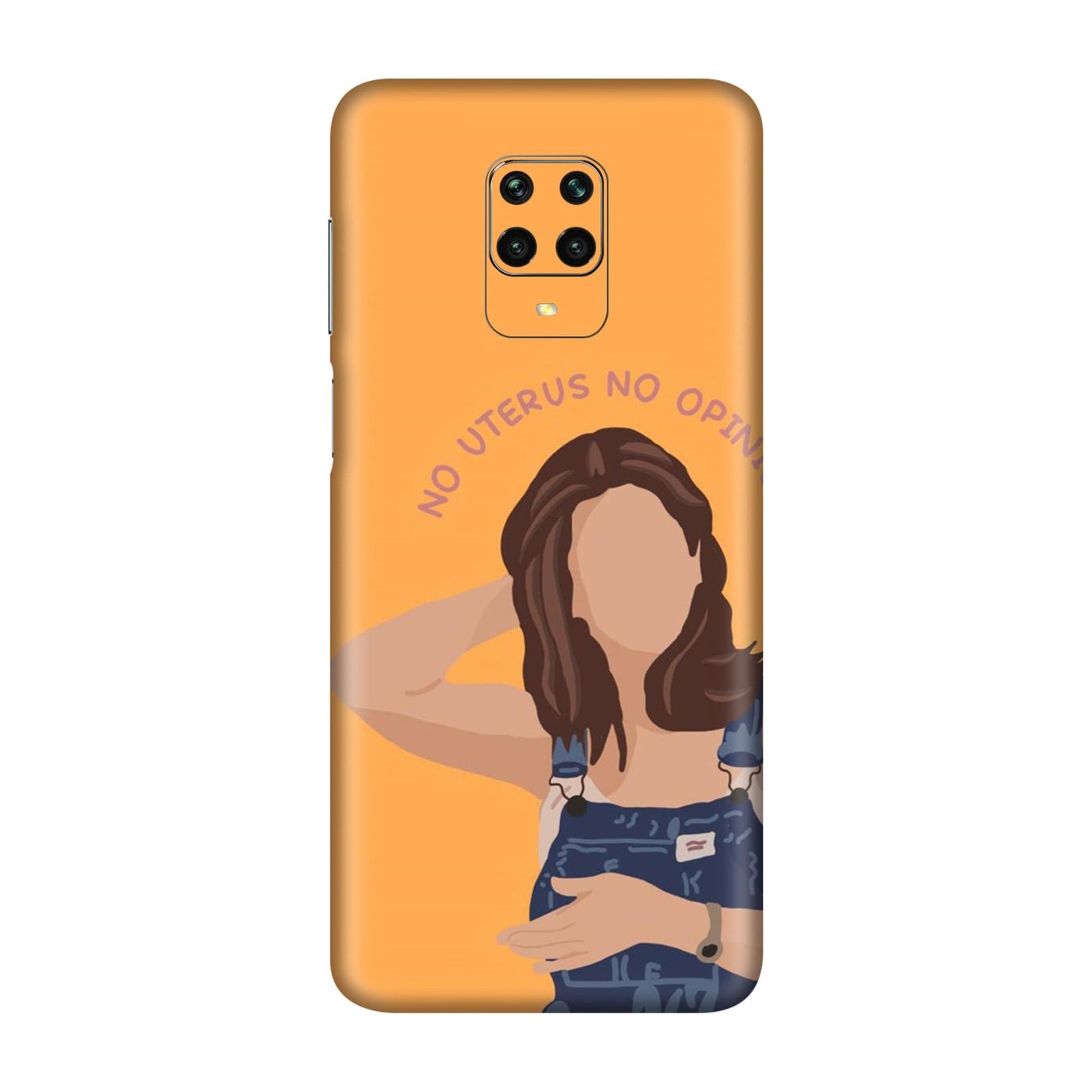 No Uterus No Opinion Mobile Skin For Redmi Note 9s