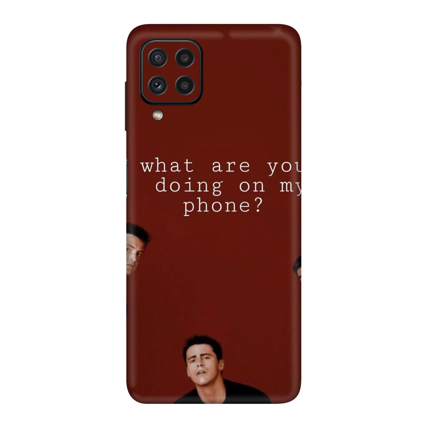 Peeping Trio Phone Check Mobile Skin For Samsung Galaxy A22