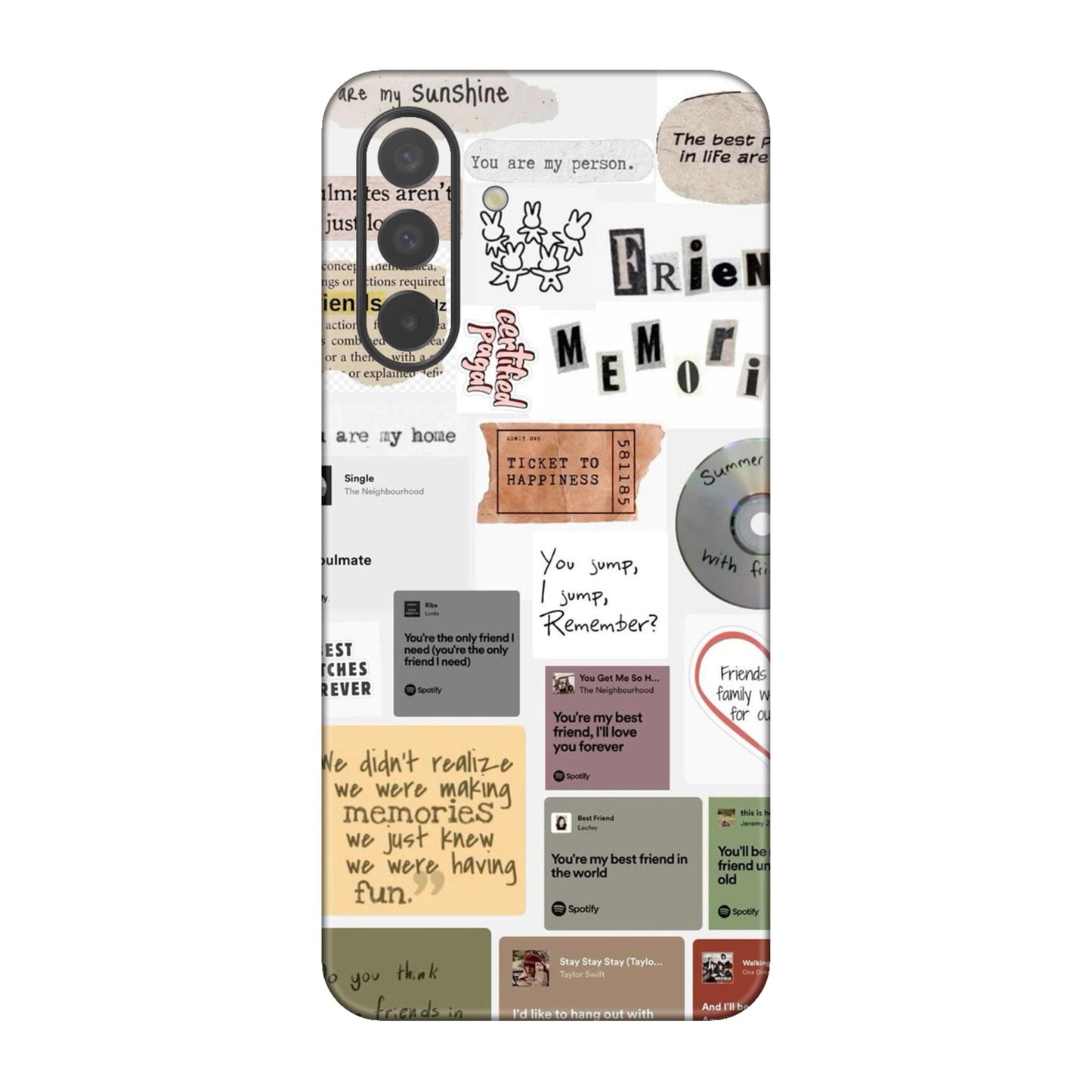 Soulmates & Memories Collage Mobile Skin For Samsung Galaxy A26 5g