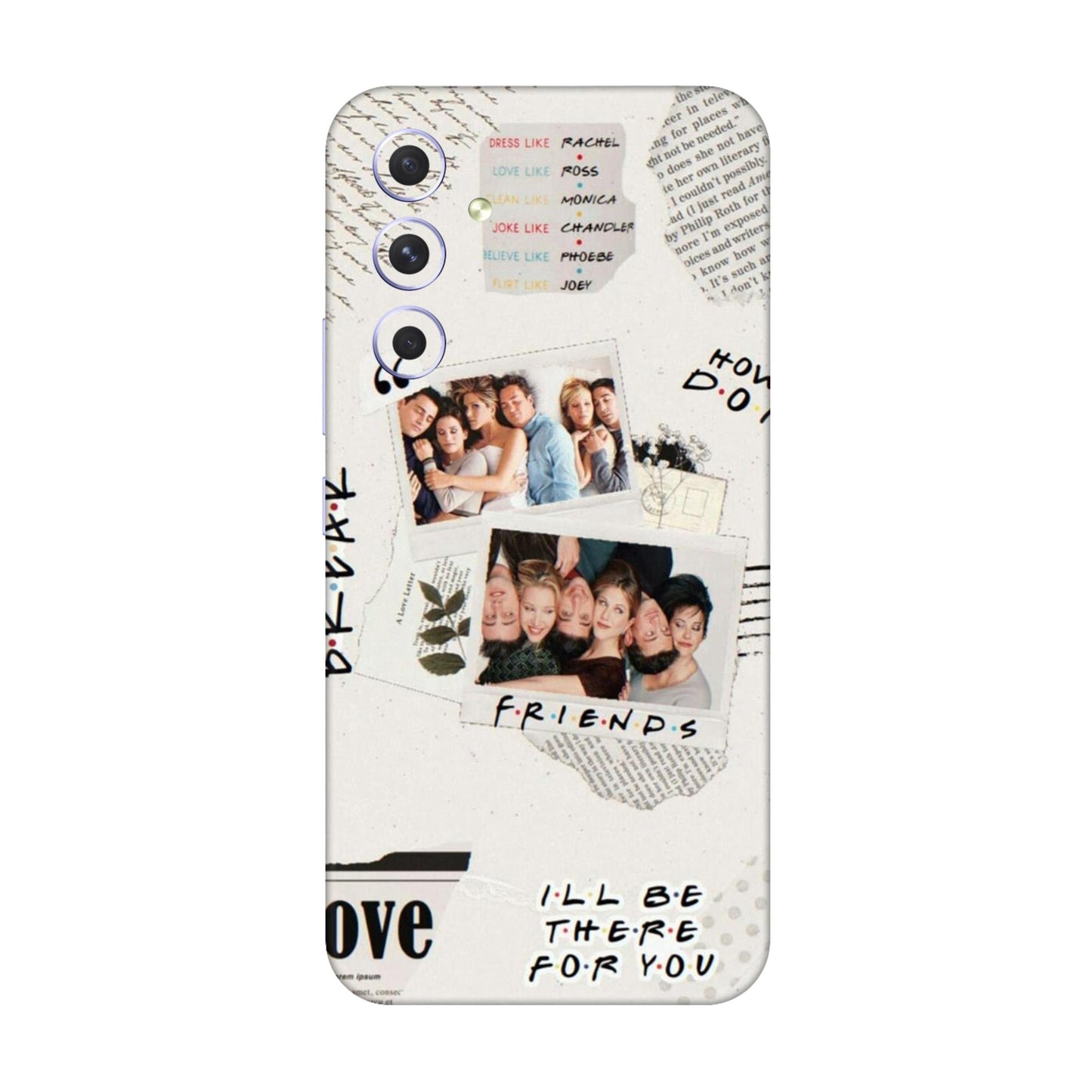 Friends Scrapbook Memory Mobile Skin For Samsung Galaxy A54 5g