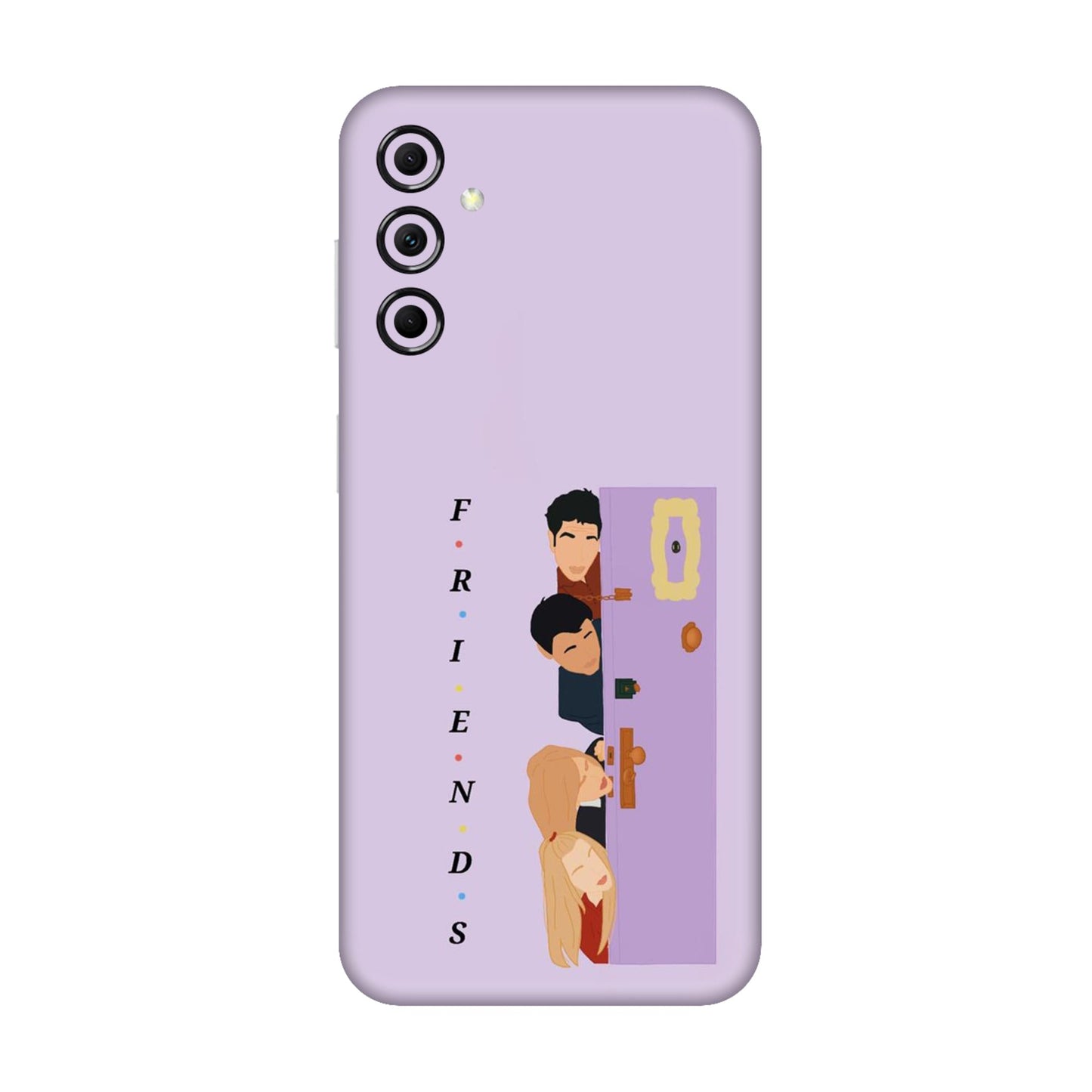 Purple Door Peeker Mobile Skin For Samsung Galaxy M14 5g