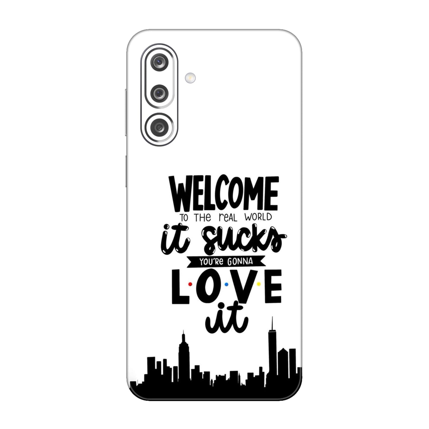 Real World NYC Quote Mobile Skin For Samsung Galaxy M36 5g