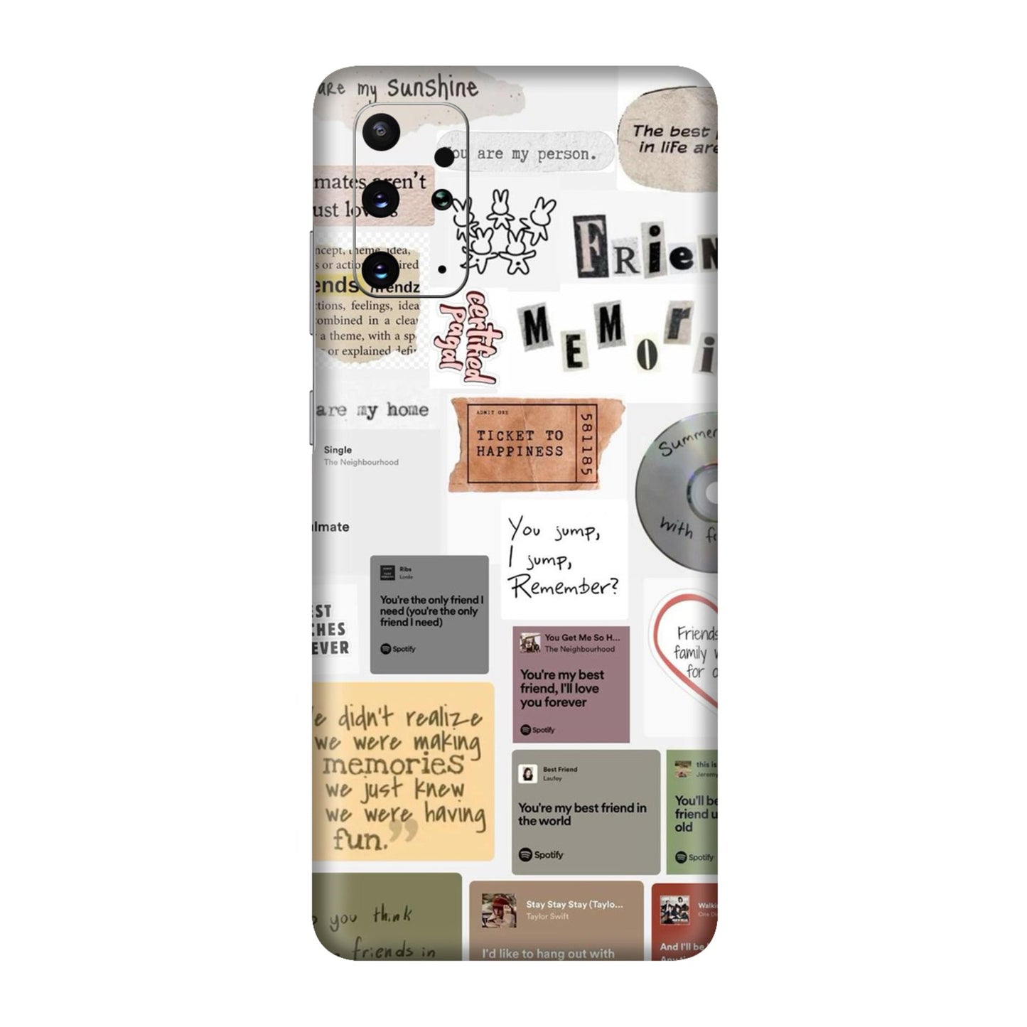 Soulmates & Memories Collage Mobile Skin For Samsung Galaxy S20 Plus