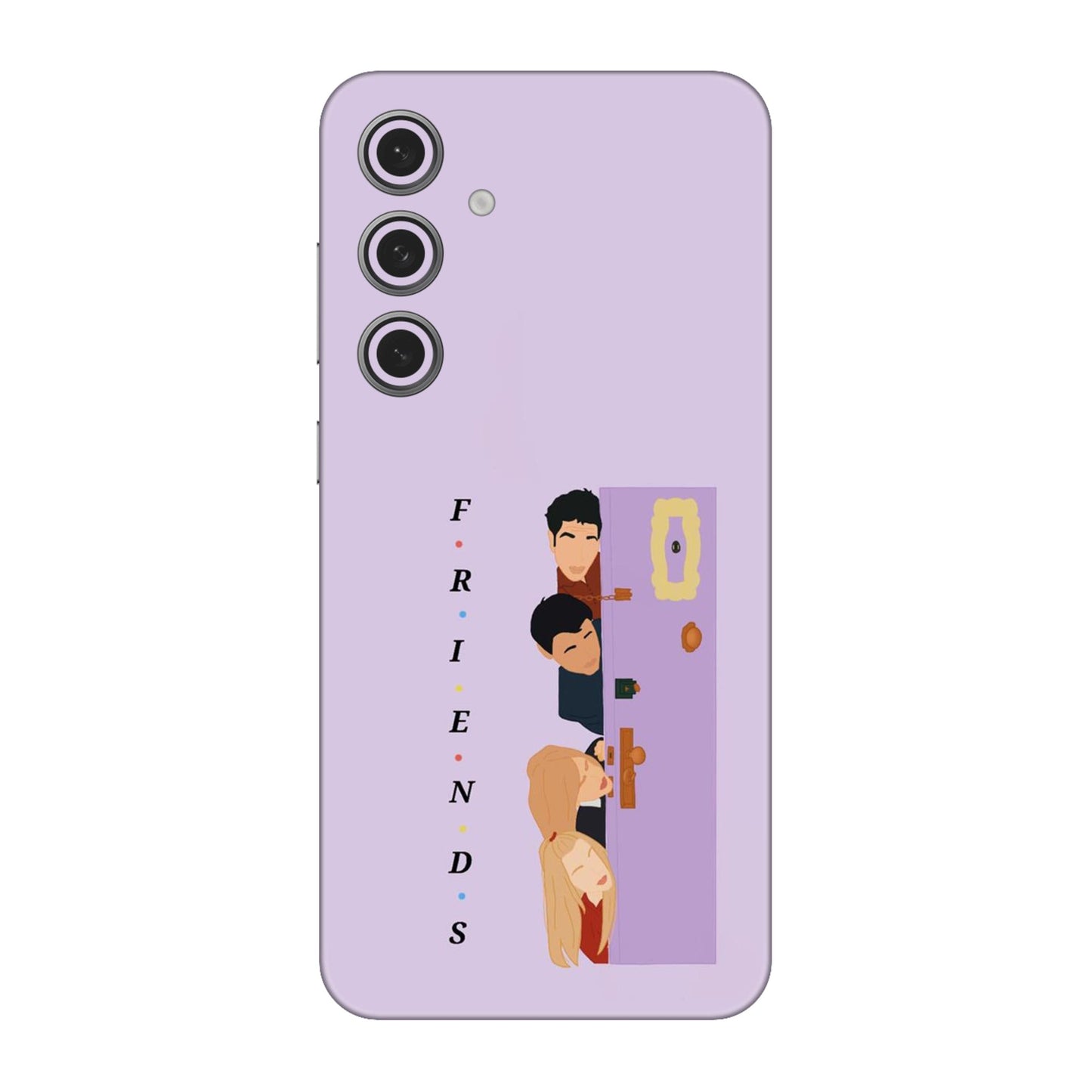 Purple Door Peeker Mobile Skin For Samsung Galaxy S24 Fe 5g