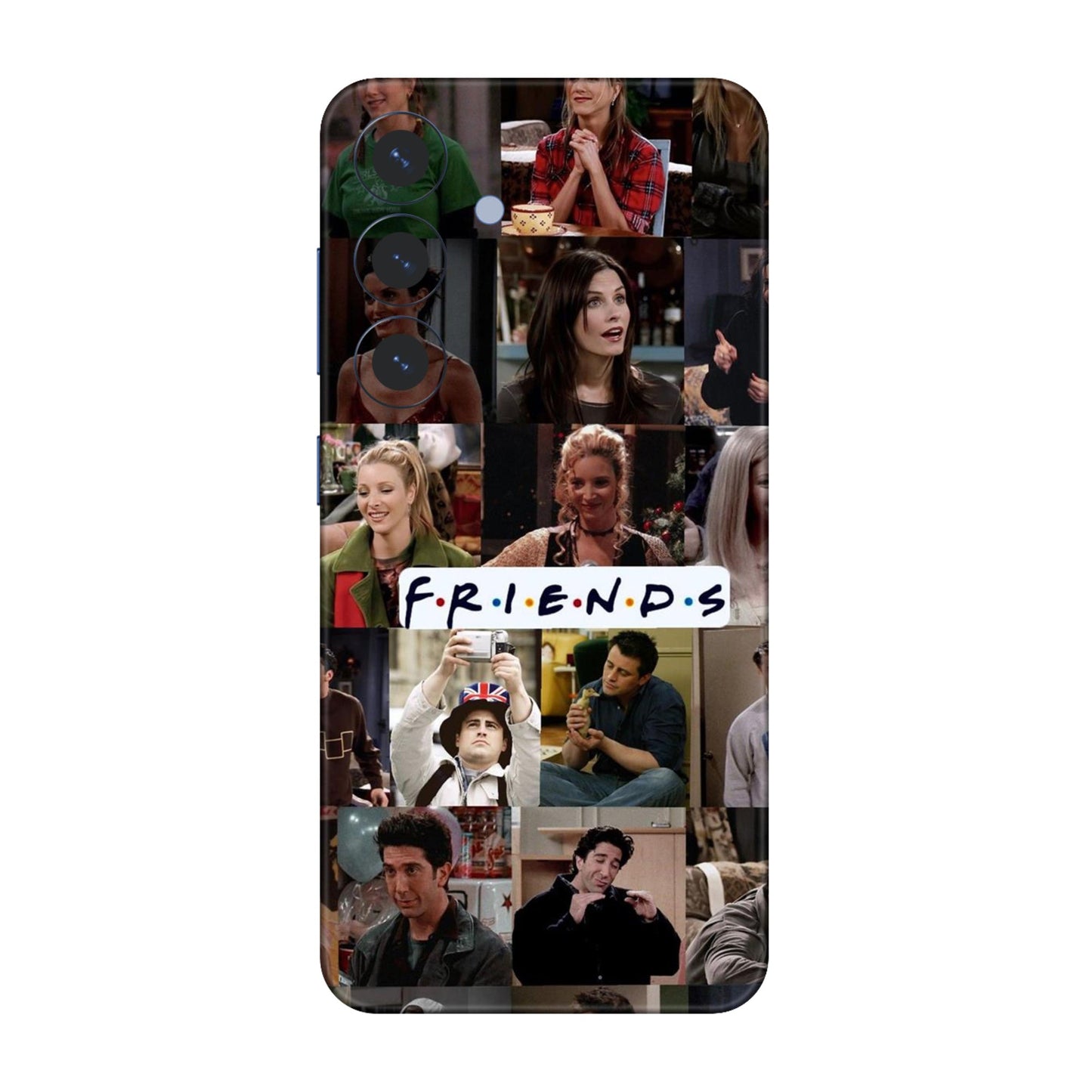 Six Friends Portrait Grid Mobile Skin For Samsung Galaxy S25 5g