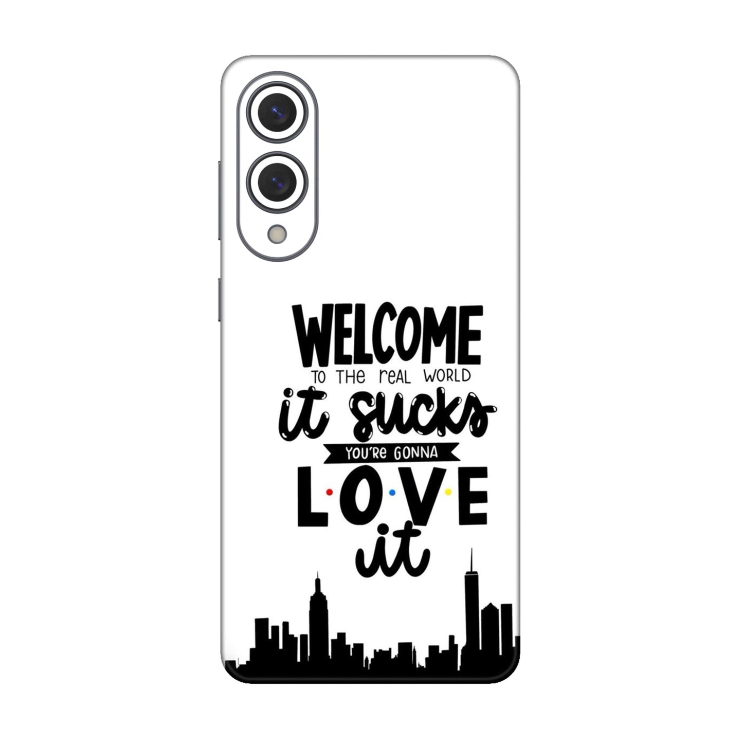 Real World NYC Quote Mobile Skin For Samsung Galaxy S25 Edge 5g
