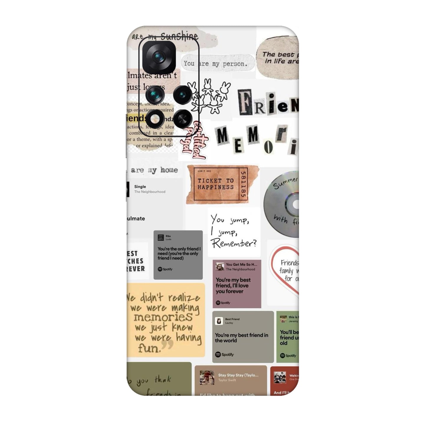 Soulmates & Memories Collage Mobile Skin For Xiaomi 11i 5g