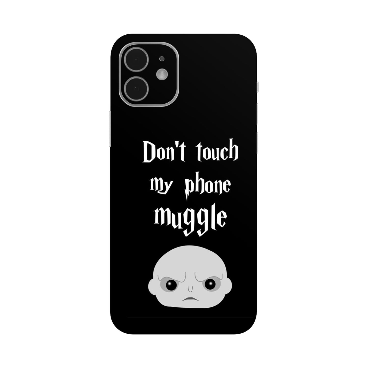 Don't Touch My Phone, Muggle Mobile Skin For iPhone 12 Mini