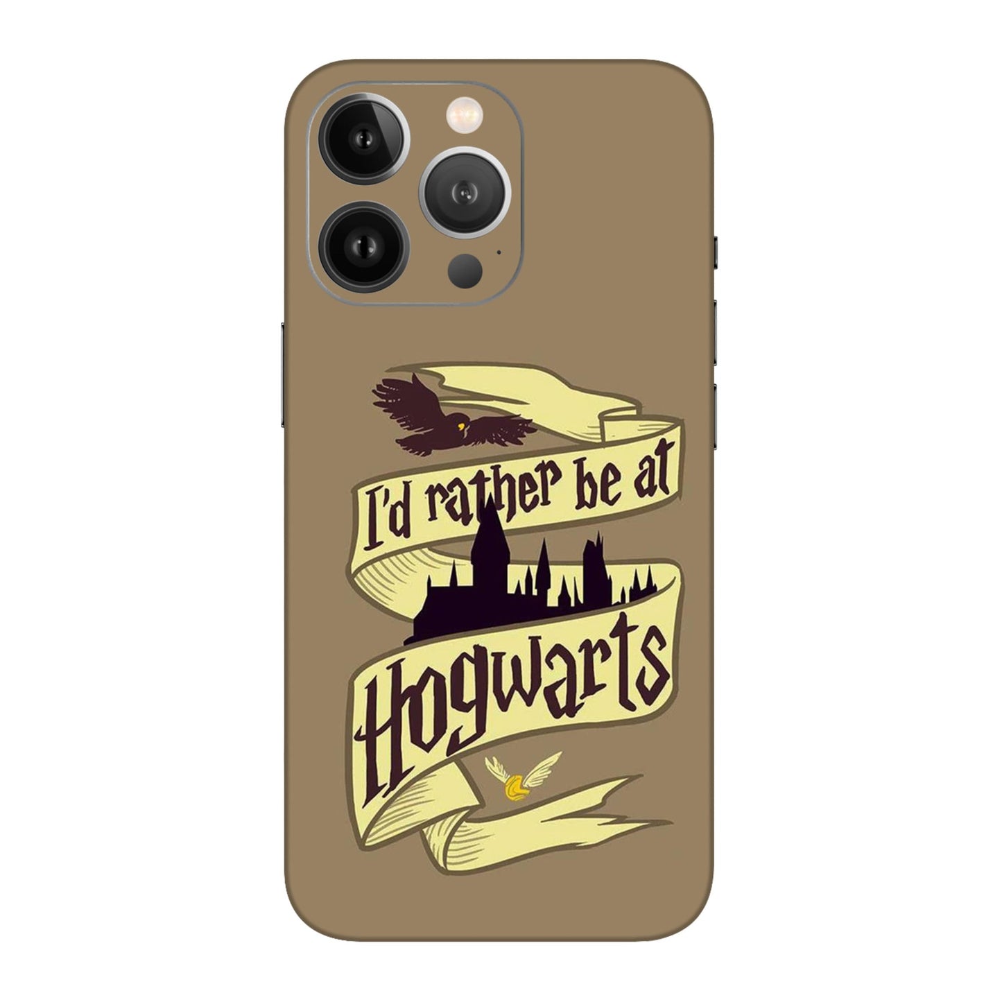 I'd Rather Be at Hogwarts Mobile Skin For iPhone 13 Pro Max